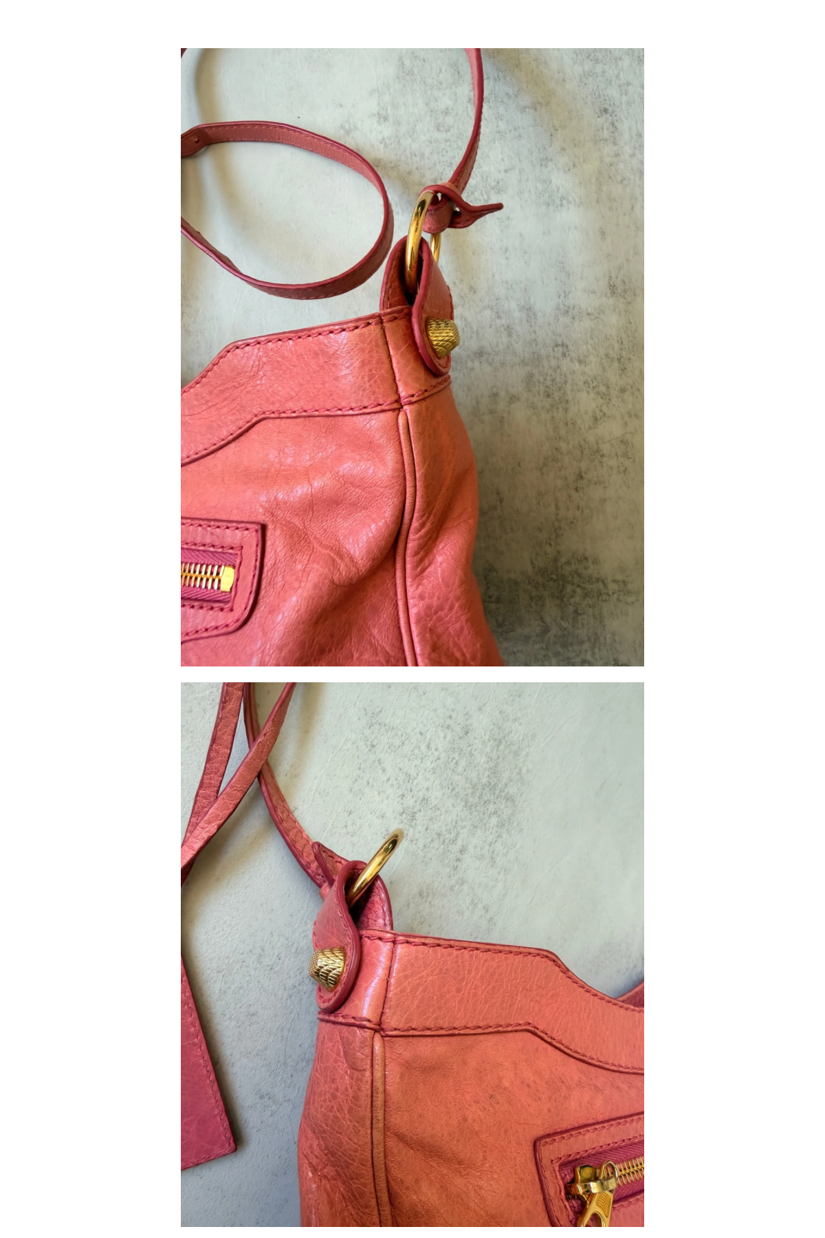 Balenciaga Giant Hip Bubble Gum Pink Shoulder Bag (with Mirror)
