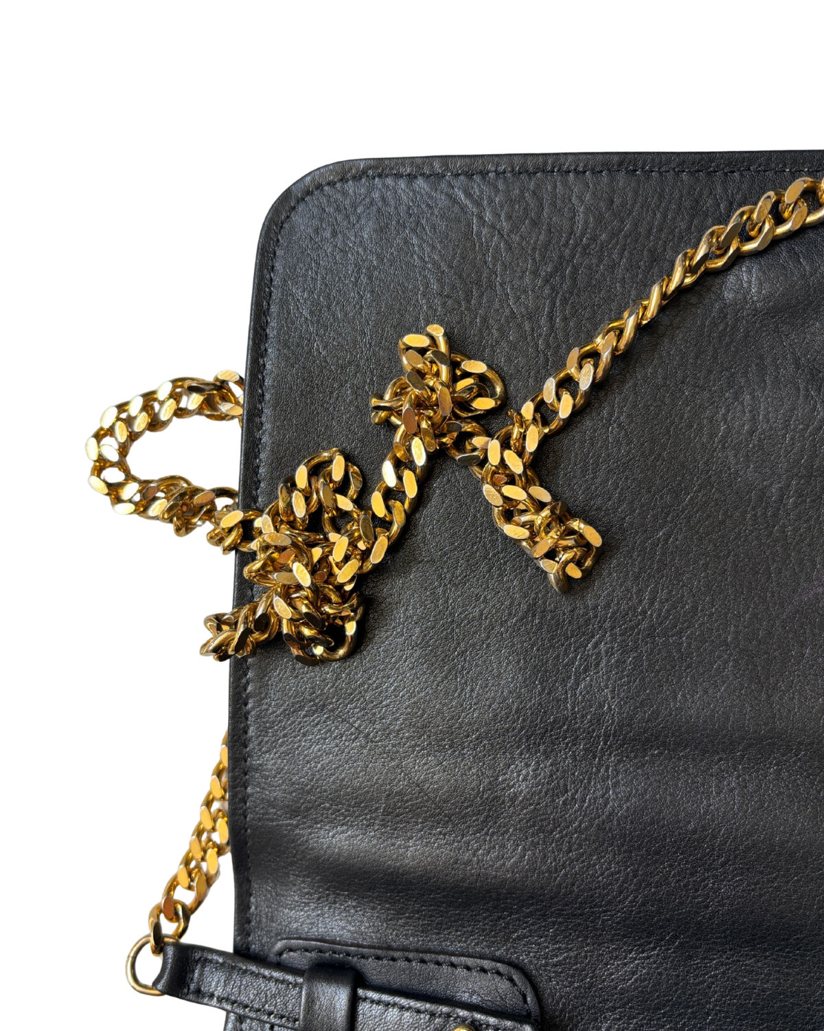 CELINE Vintage Crest Emblem Quilted Shoulder Bag