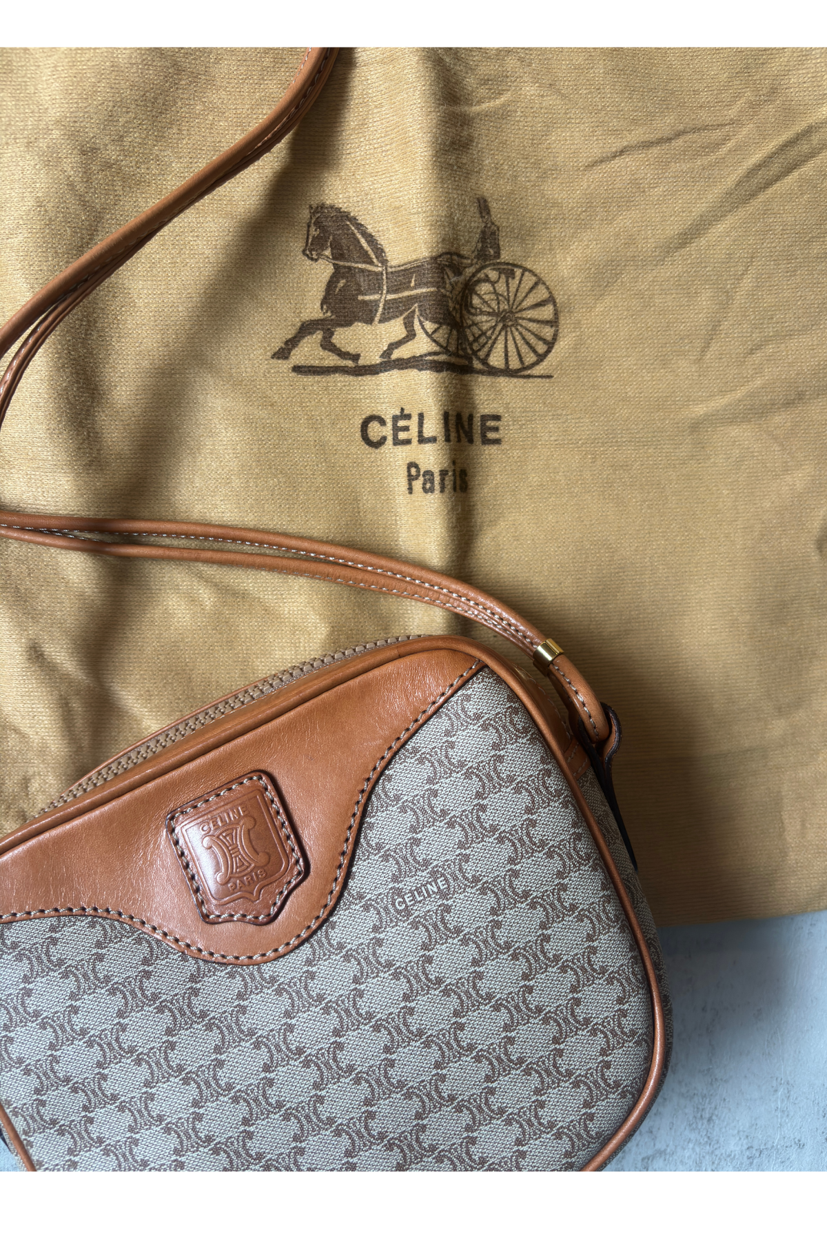 CELINE Vintage Macadam Crossbody