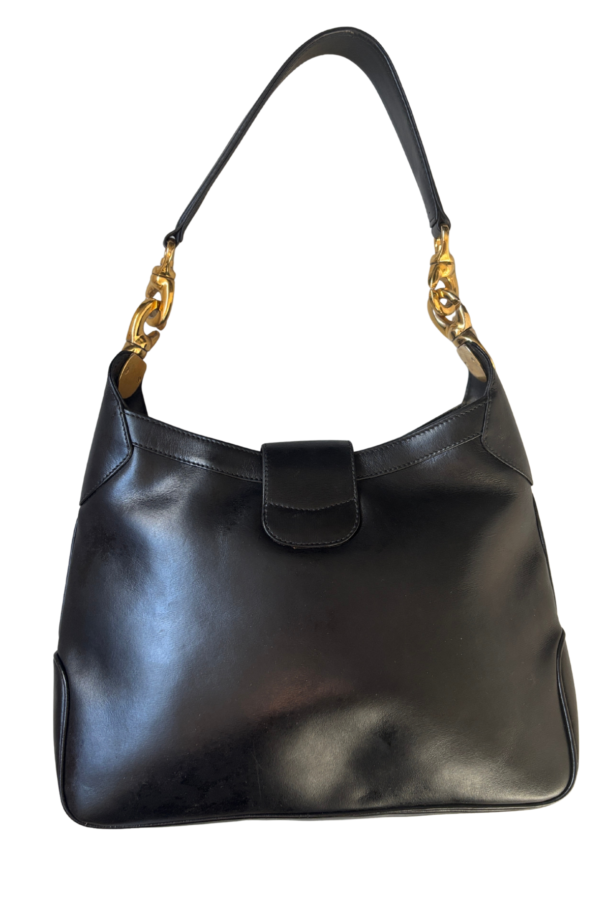 Vintage Céline Blason Turn Lock Shoulder Bag (1990s)