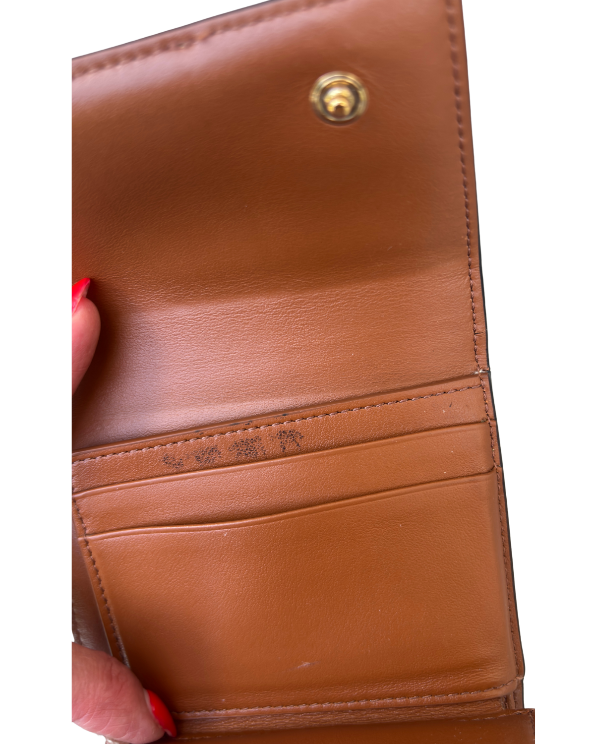 Celine Tan Triomphe Canvas Small Trifold Wallet