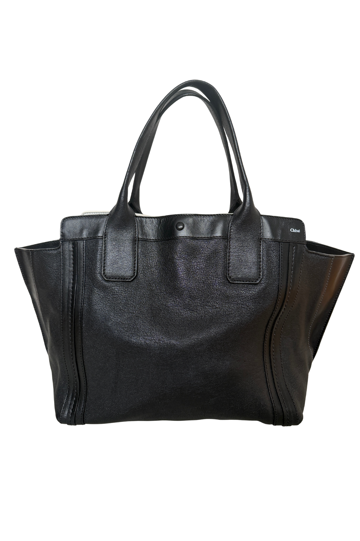 Chloé Alison Black Leather Small Tote