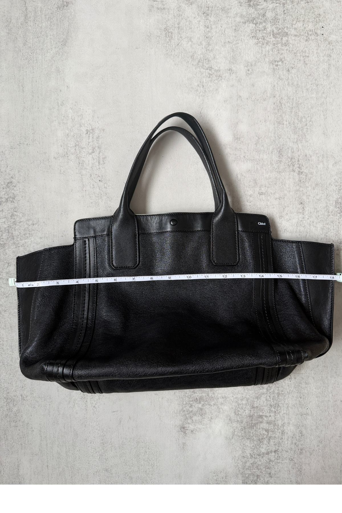 Chloé Alison Black Leather Small Tote