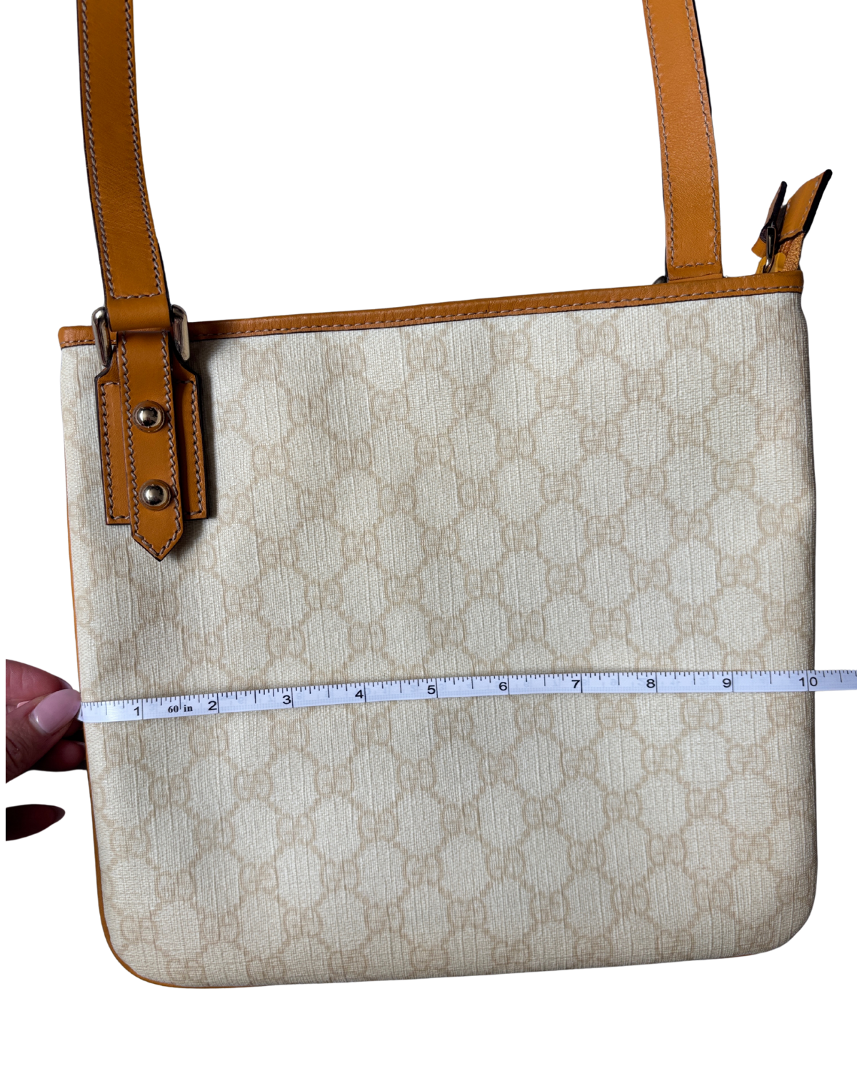 GUCCI GG Monogram Coated Canvas Crossbody