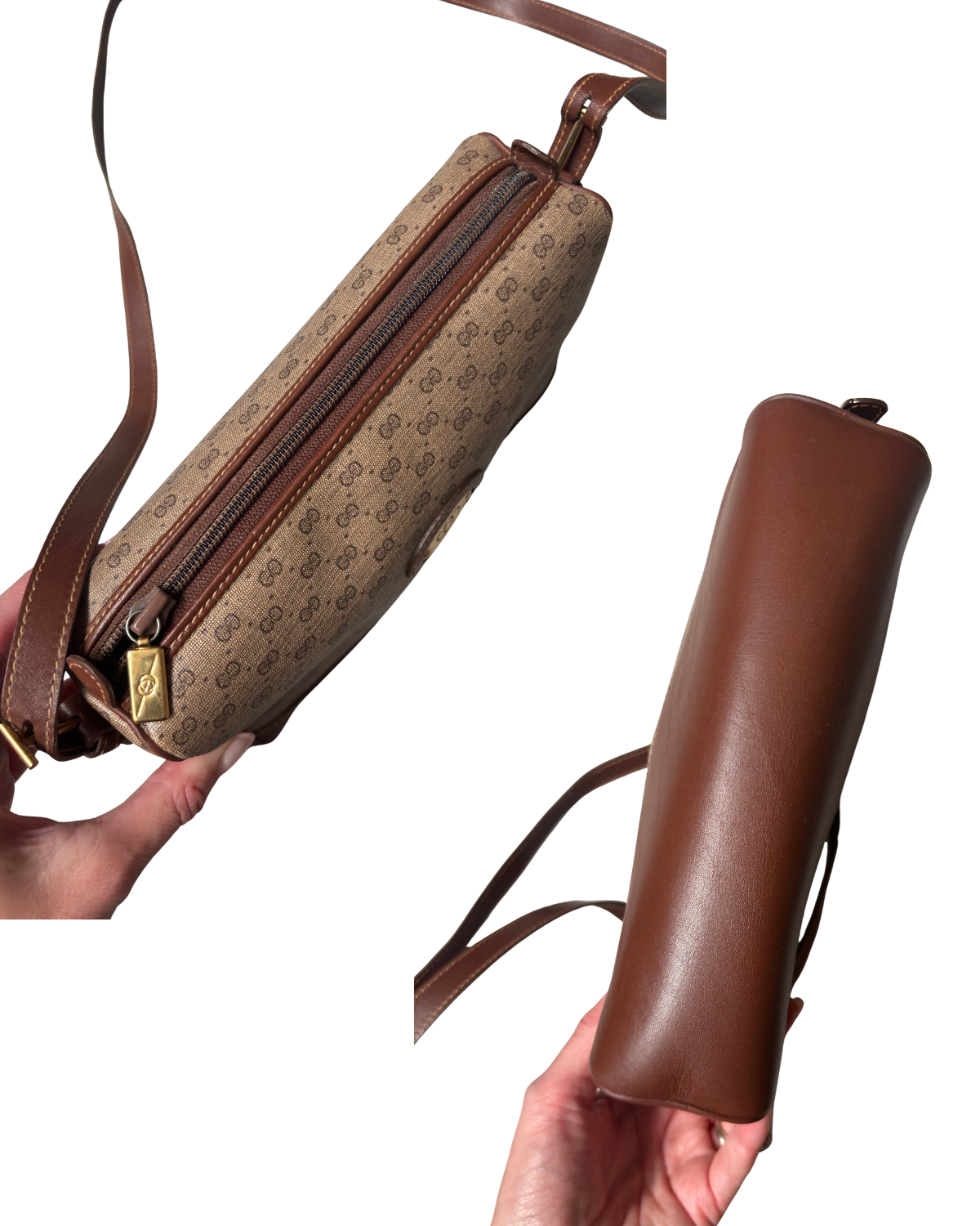 Gucci Brown Supreme GG Monogram Shoulder Bag