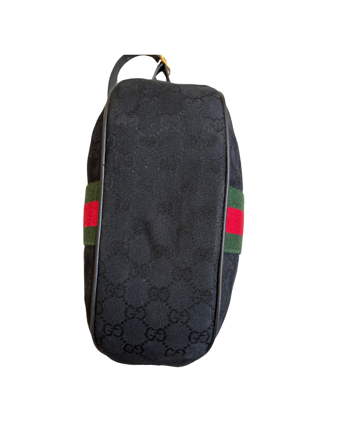 Gucci Vintage GG Web Sherry Line Canvas Shoulder Bag