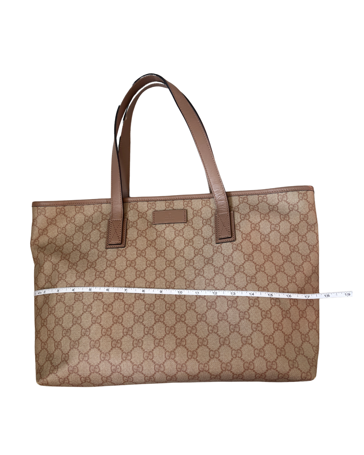 Gucci GG Supreme Canvas Dusty Pink Tote