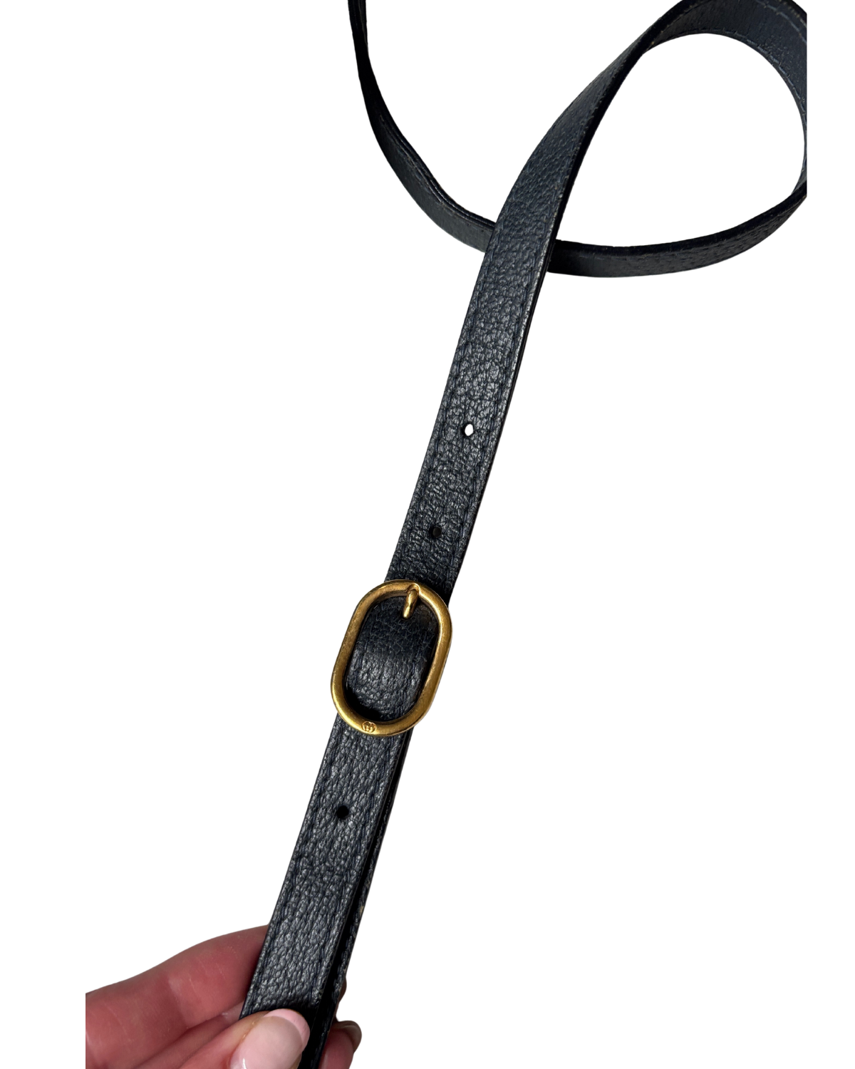 Gucci GG Navy Supreme Shoulder Bag (1970's-1980's)