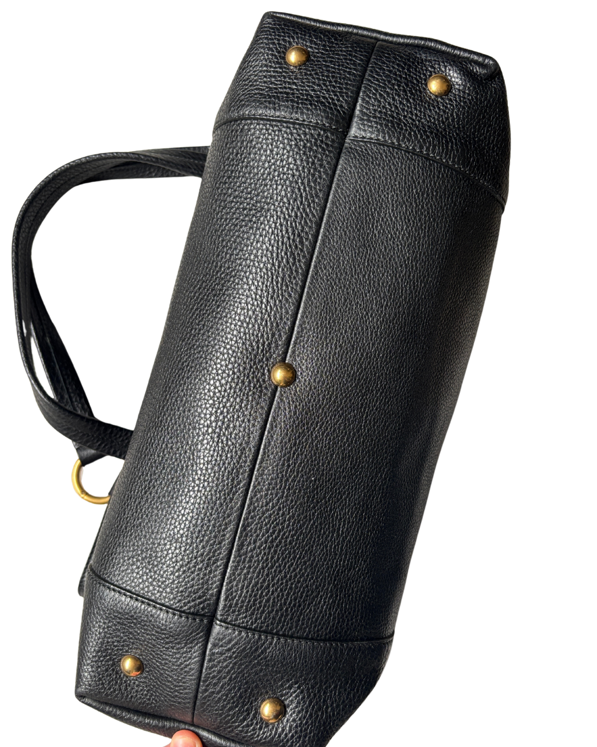 GUCCI Pebbled Calfskin Tote Bag