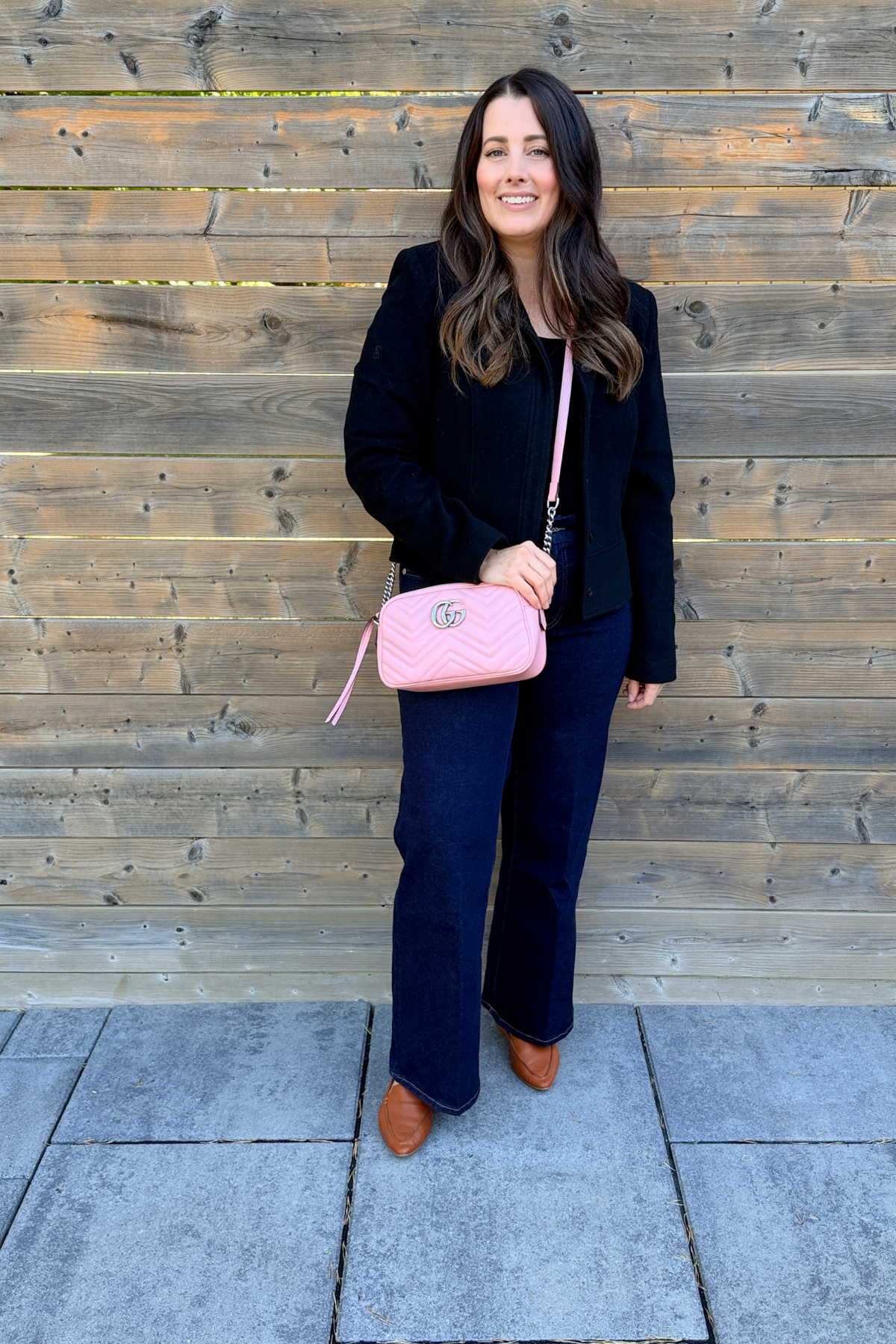 Gucci GG Marmont Pink Matelassé Leather Camera Bag