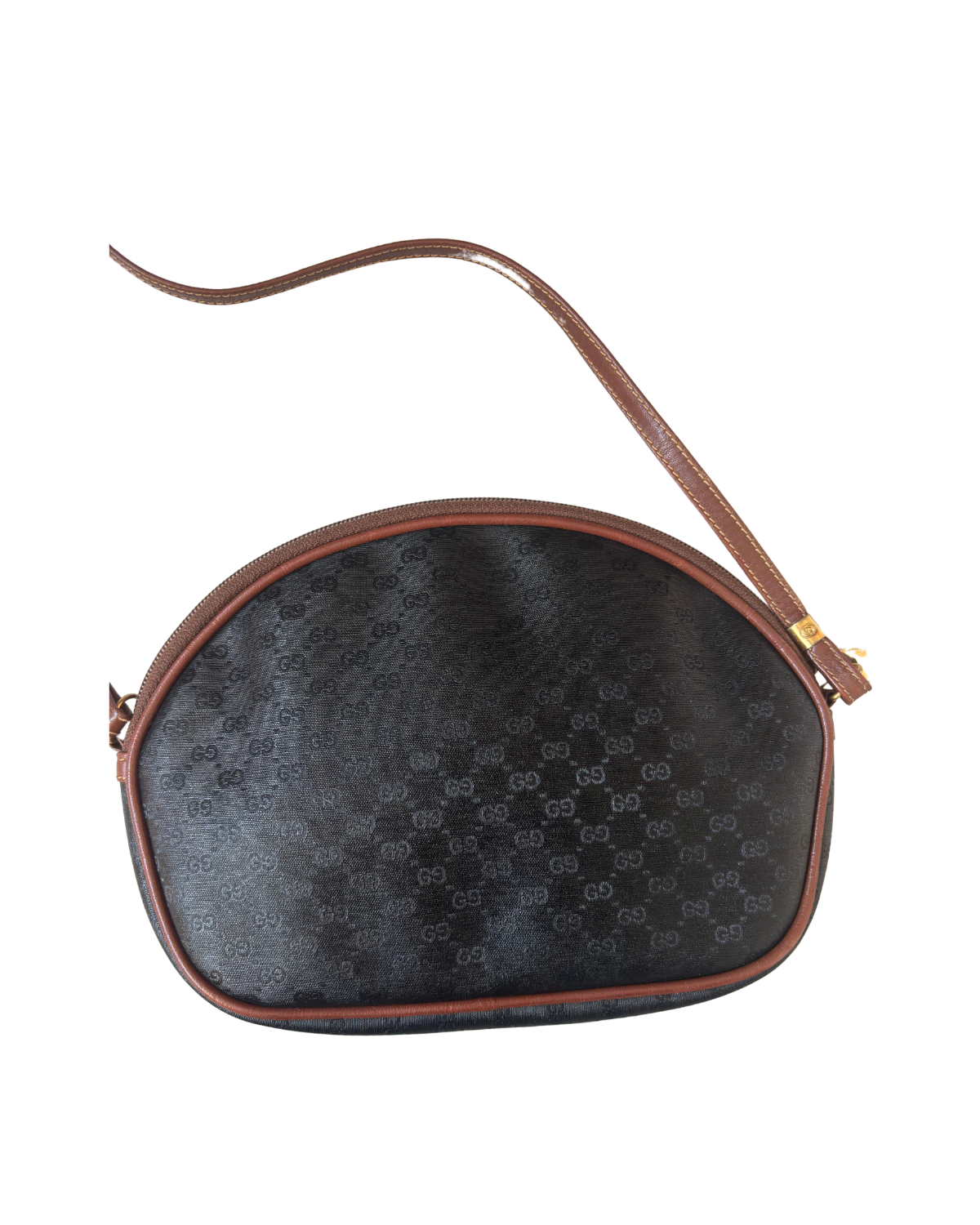 Gucci Vintage Micro GG Web Oval Crossbody