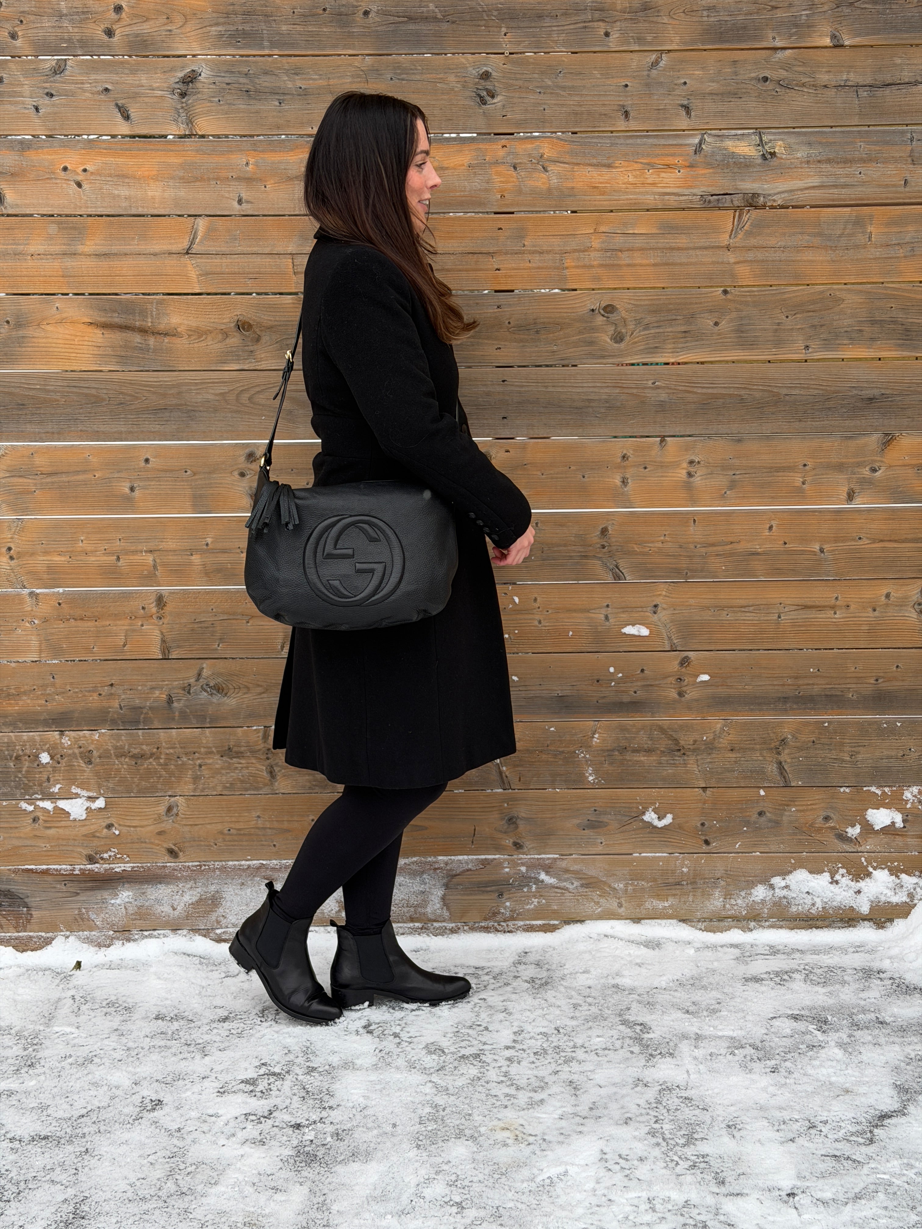 Gucci Soho Leather Shoulder Bag
