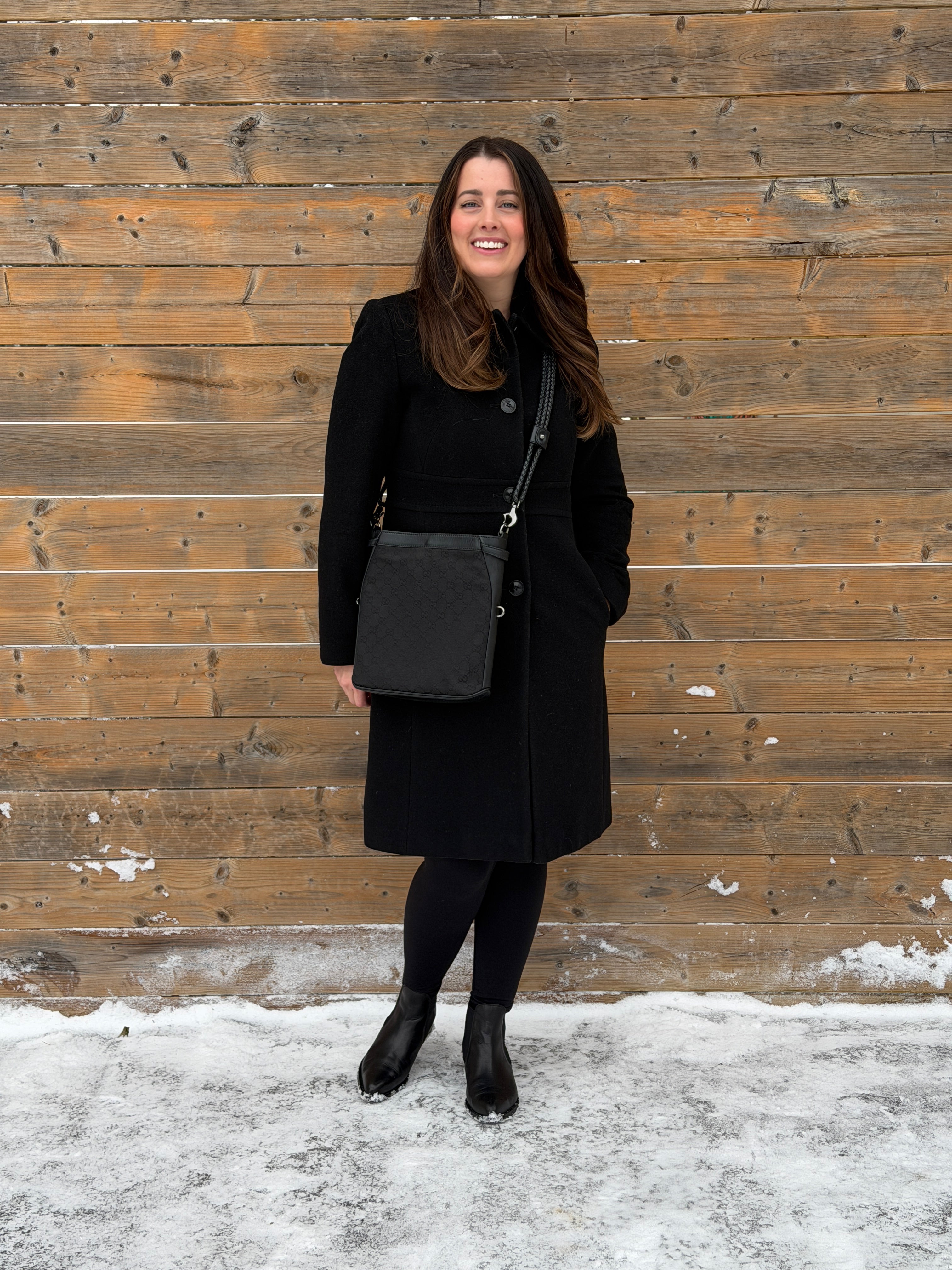 Gucci GG Canvas Crossbody Bag with Braided Strap