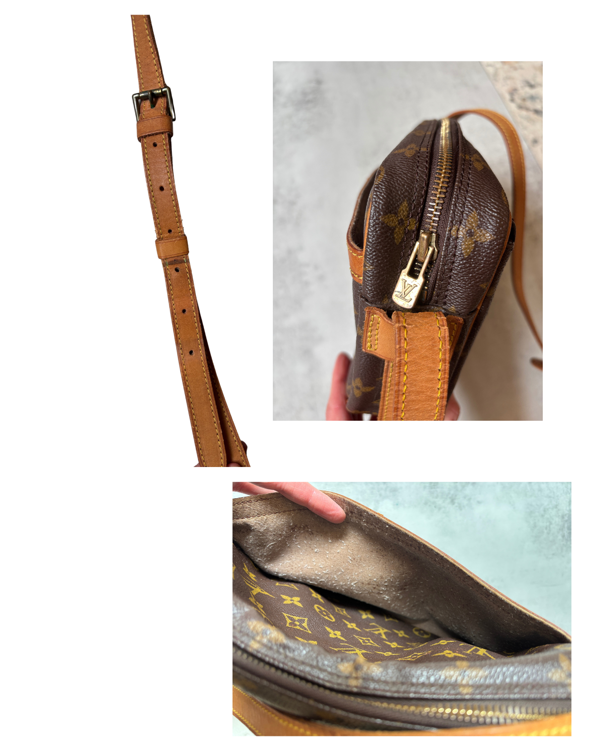 Louis Vuitton Monogram Jeune Fille GM Crossbody (1988)