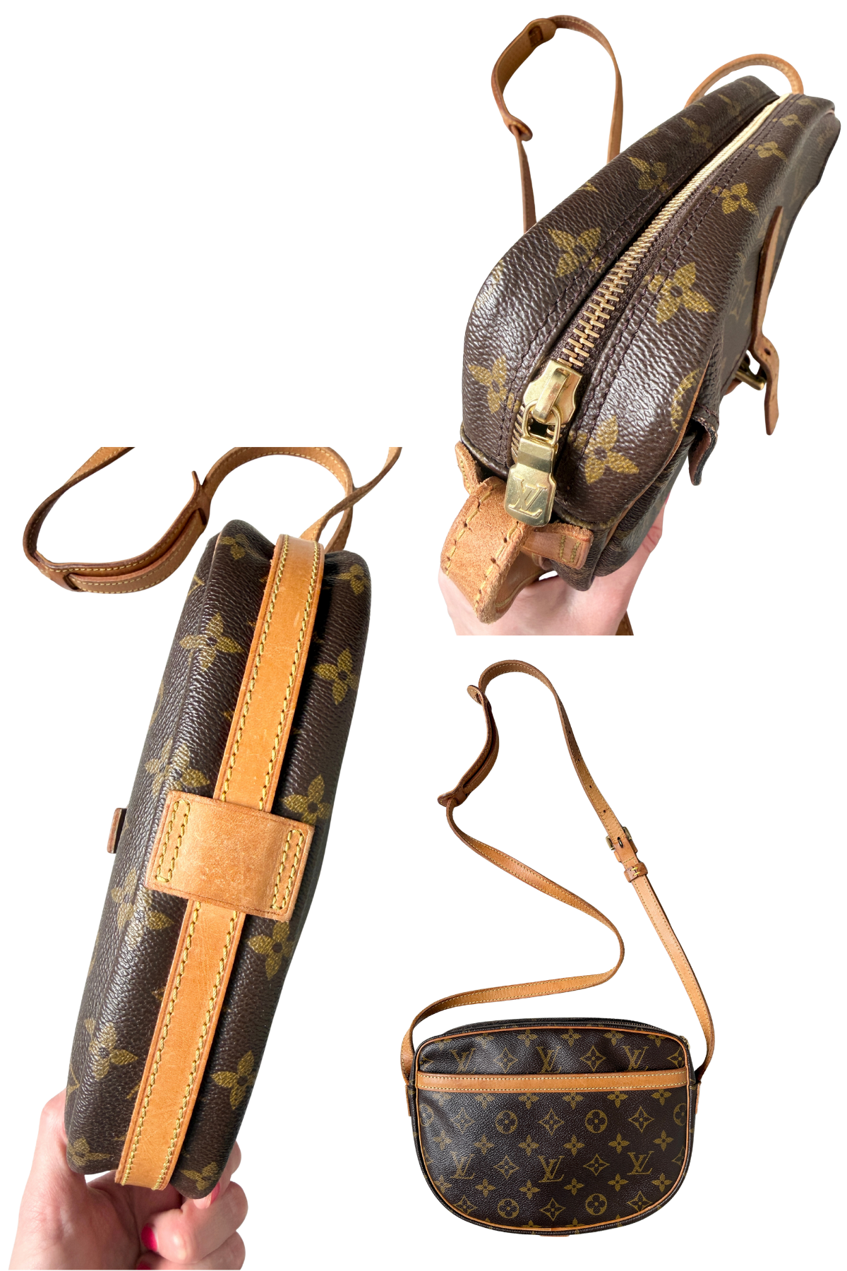 Louis Vuitton Monogram Jeune Fille MM Crossbody Bag (2000)