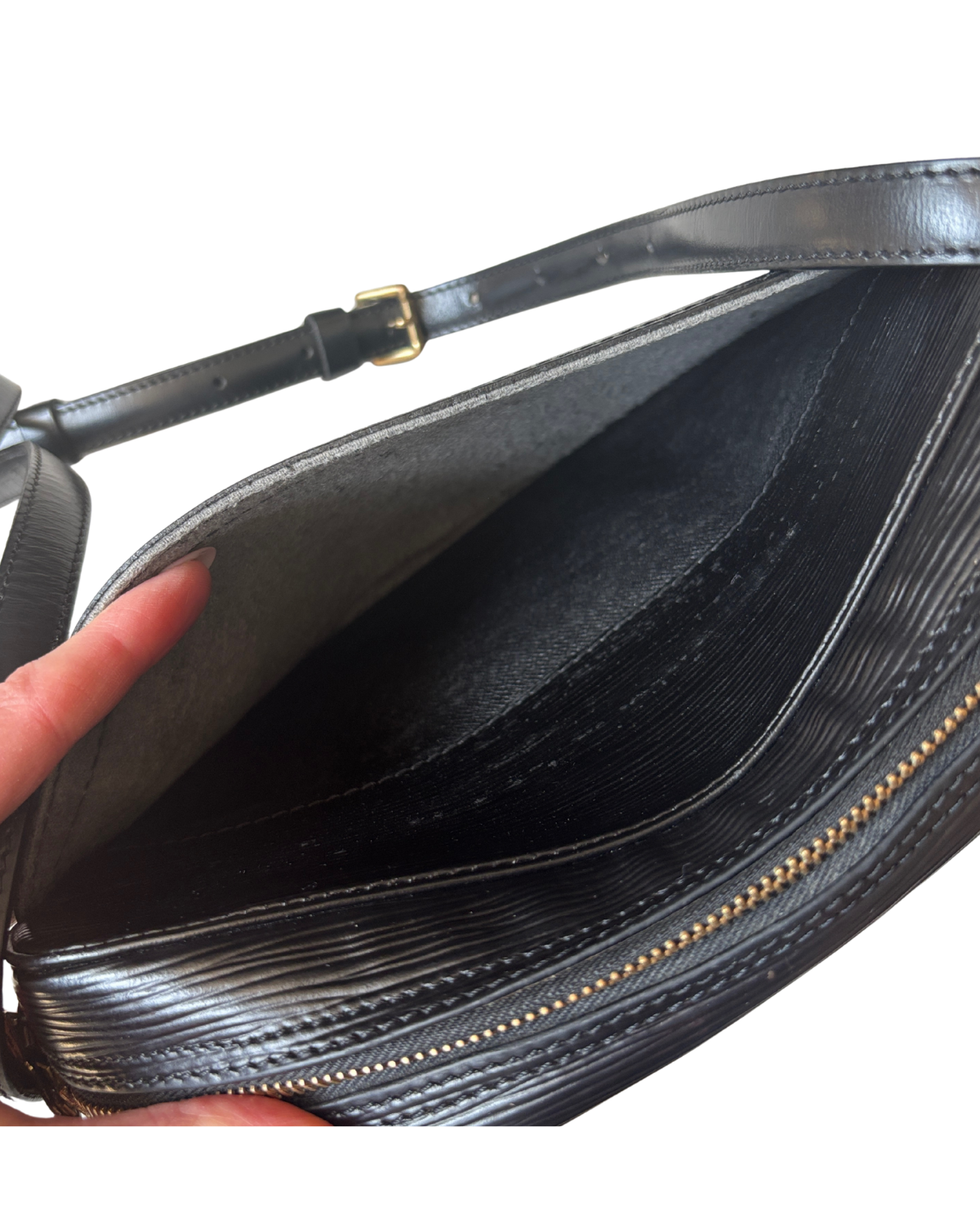 Louis Vuitton Black Epi Jeune Fille MM (1992)