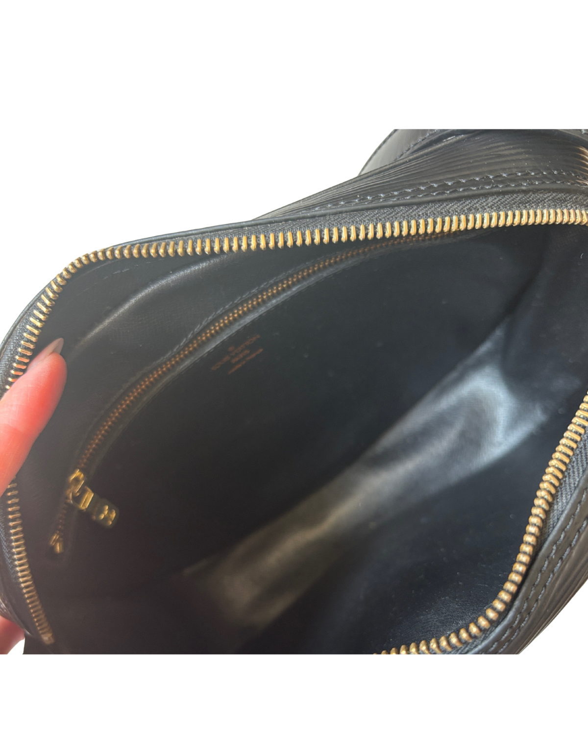 Louis Vuitton Black Epi Jeune Fille MM (1992)