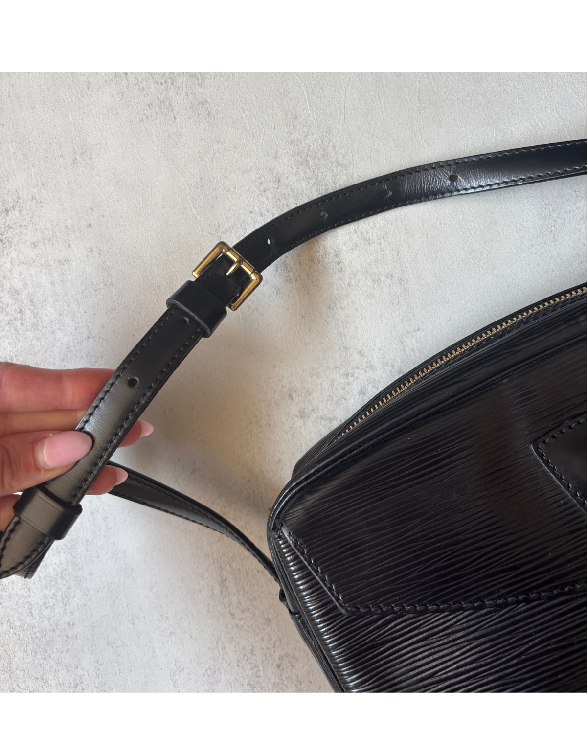 Louis Vuitton Black Epi Jeune Fille MM (1992)