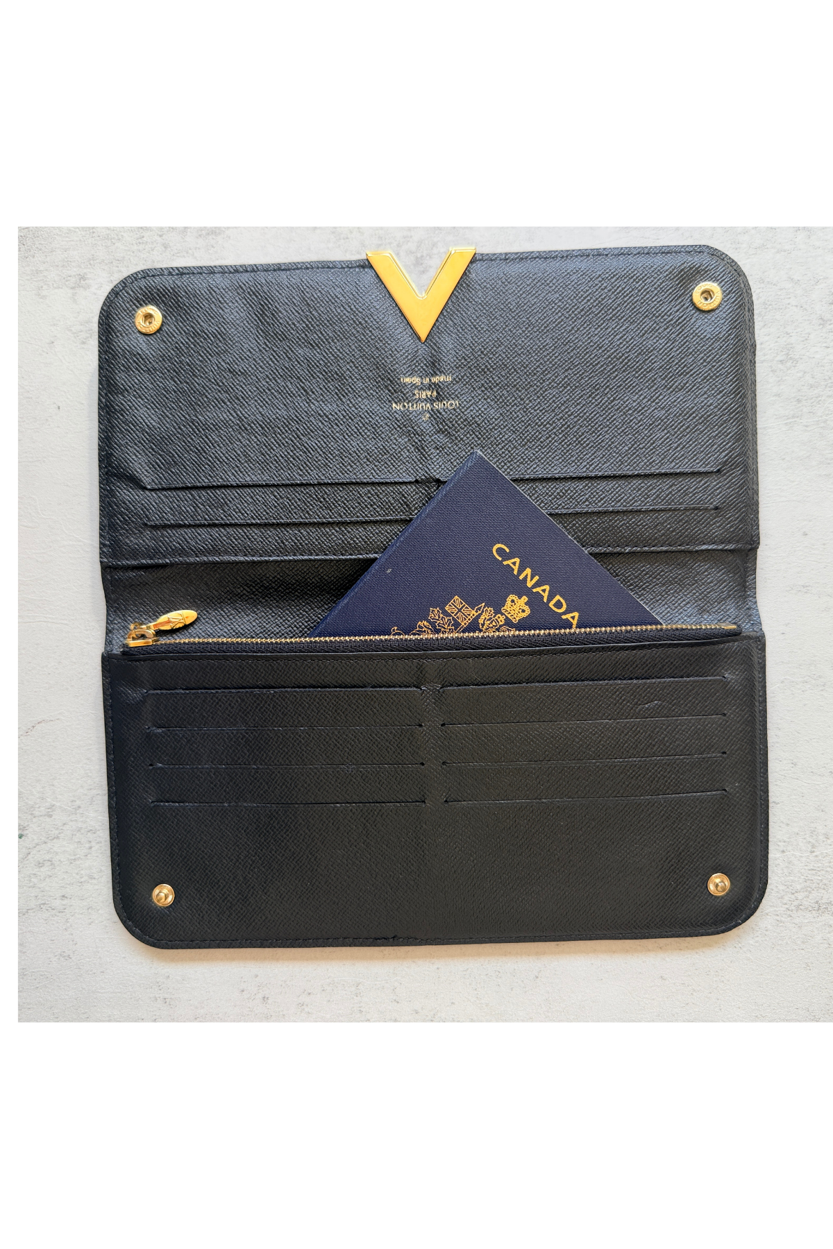 Louis Vuitton Kimono Wallet Monogram & Black Leather | 2016