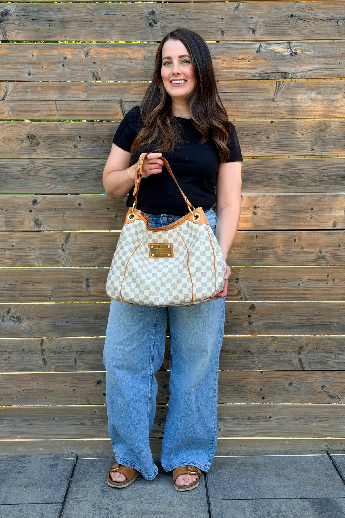 Louis Vuitton Galliera PM Damier Azur Shoulder Bag (2009)