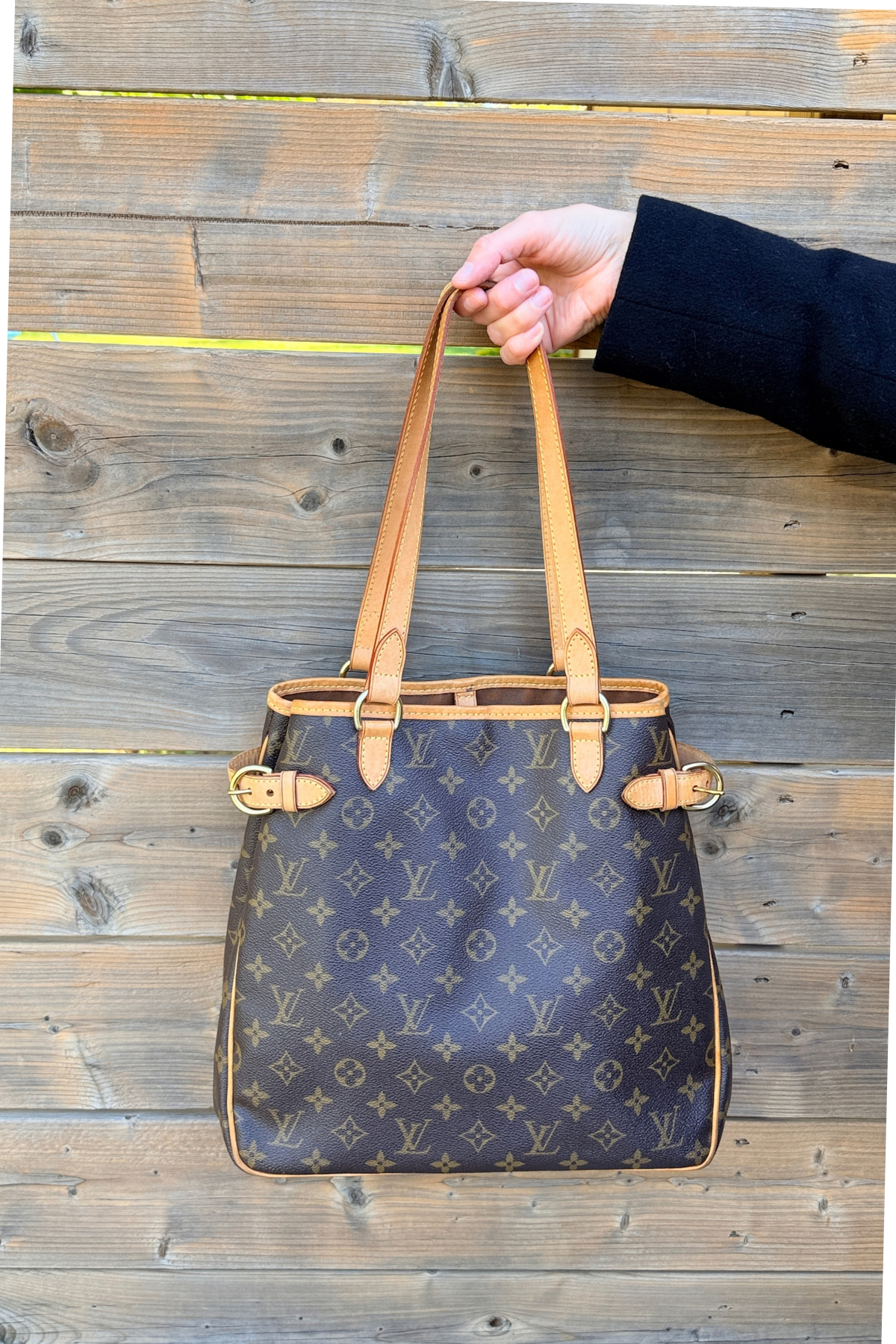 Louis Vuitton Monogram Batignolles Vertical Shoulder Bag (2008)