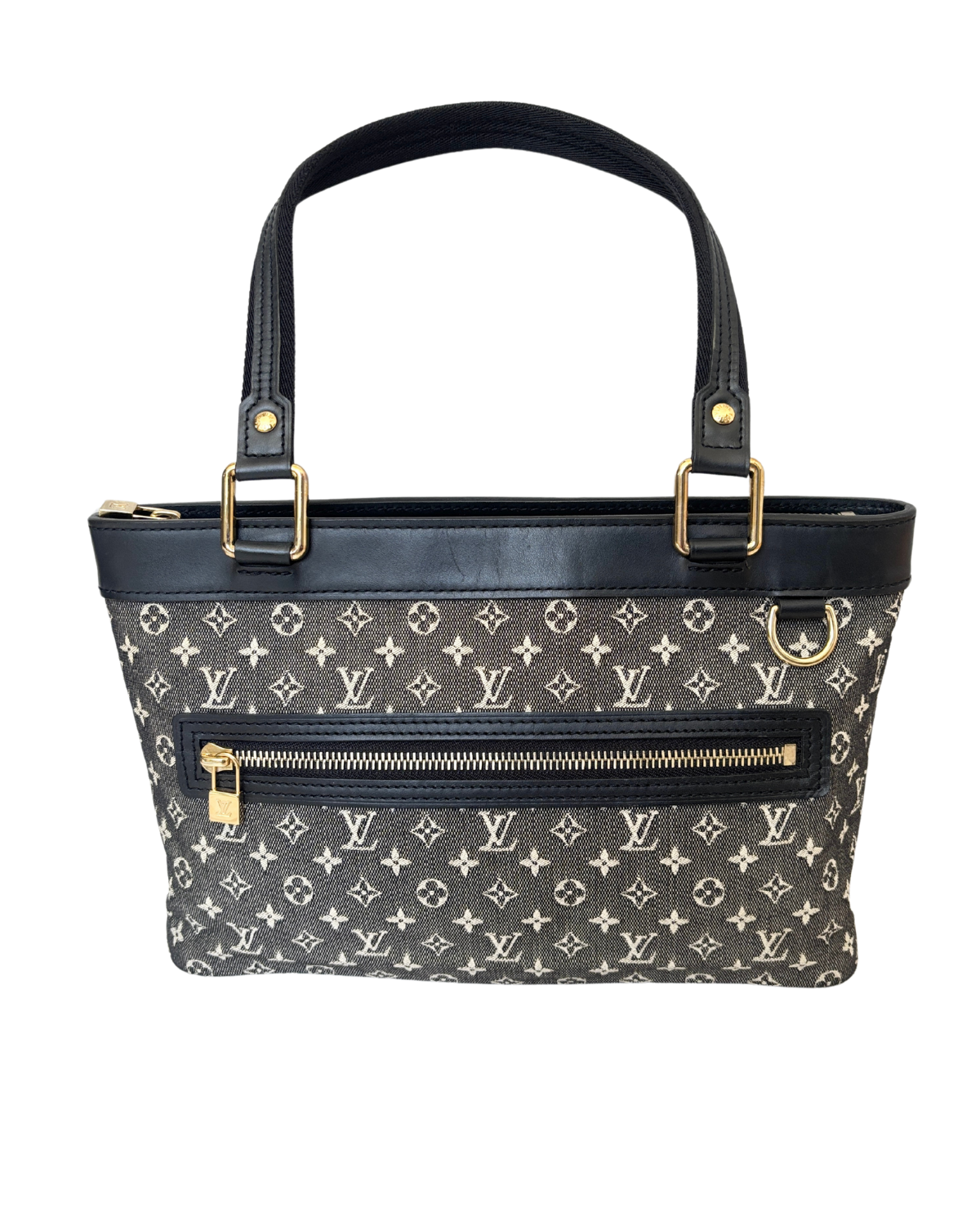 Louis Vuitton Black Monogram Mini Lin Lucile PM Bag (2005)