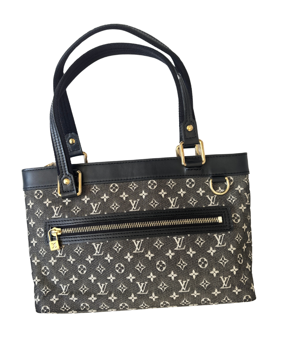 Louis Vuitton Black Monogram Mini Lin Lucile PM Bag (2005)