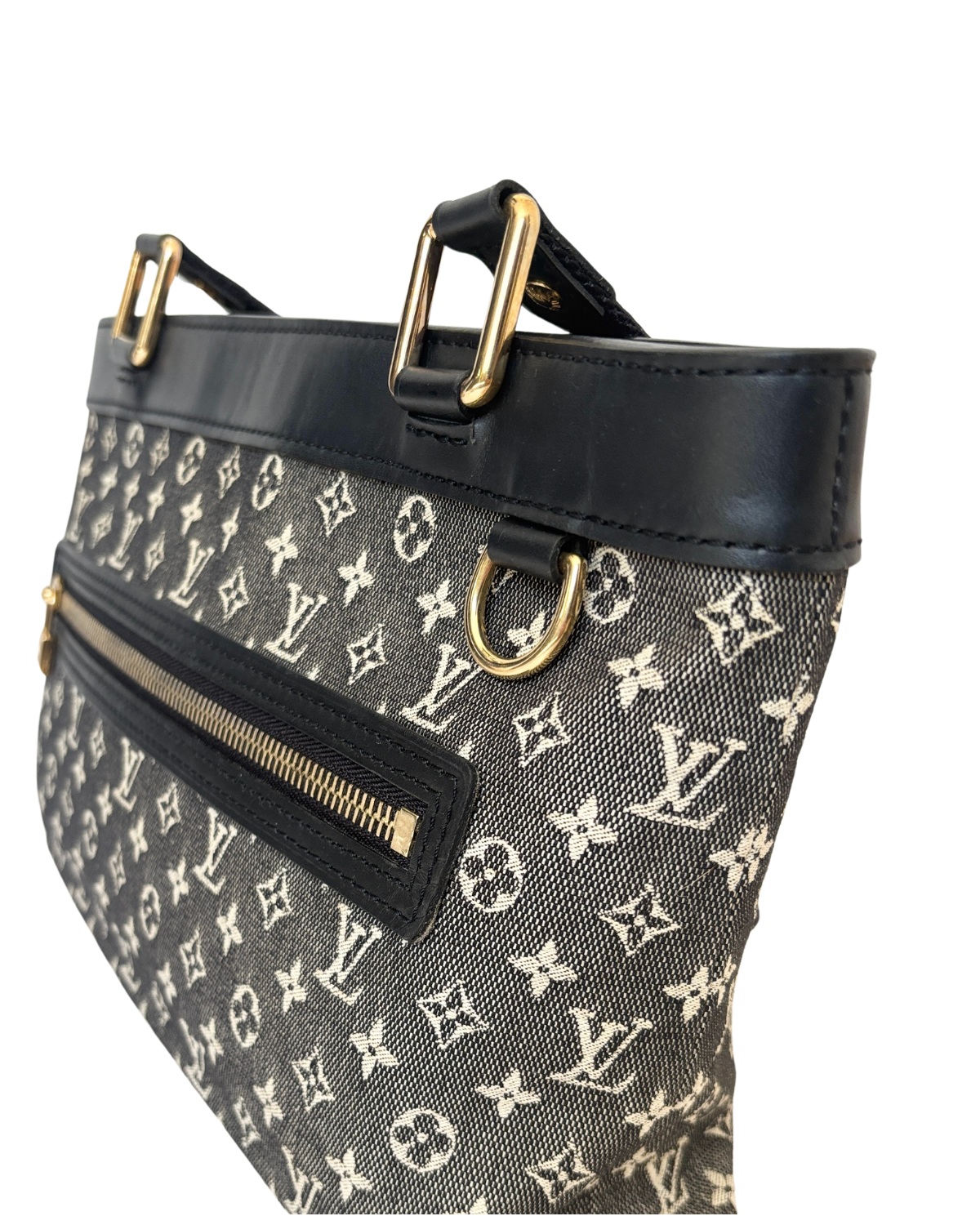 Louis Vuitton Black Monogram Mini Lin Lucile PM Bag (2005)