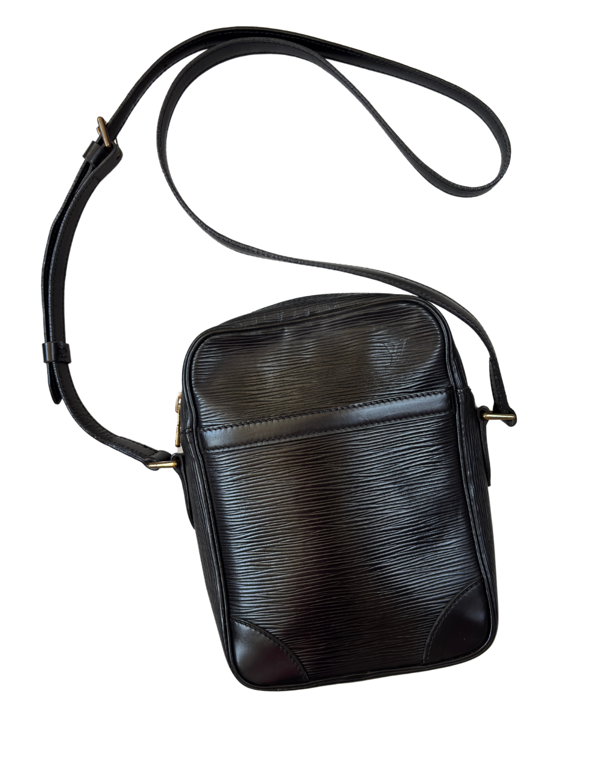 Louis Vuitton Black Epi Danube Crossbody 1988