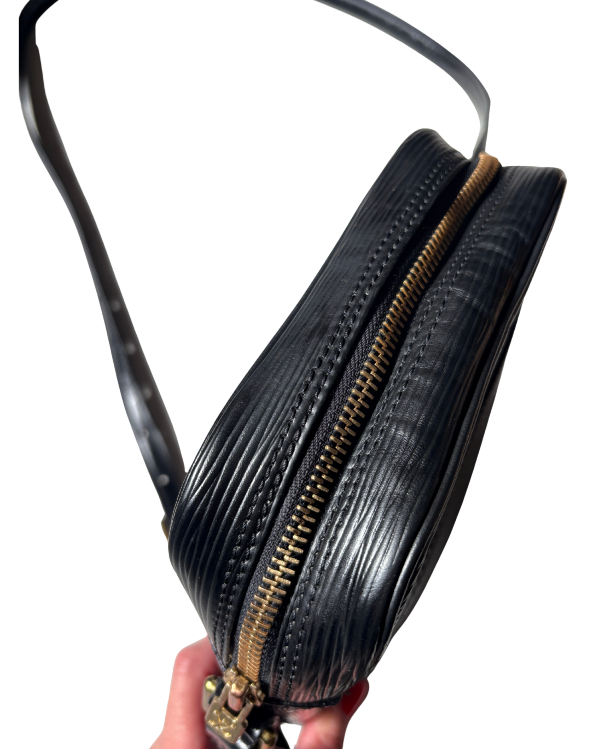 Louis Vuitton Black Epi Danube Crossbody (1989)