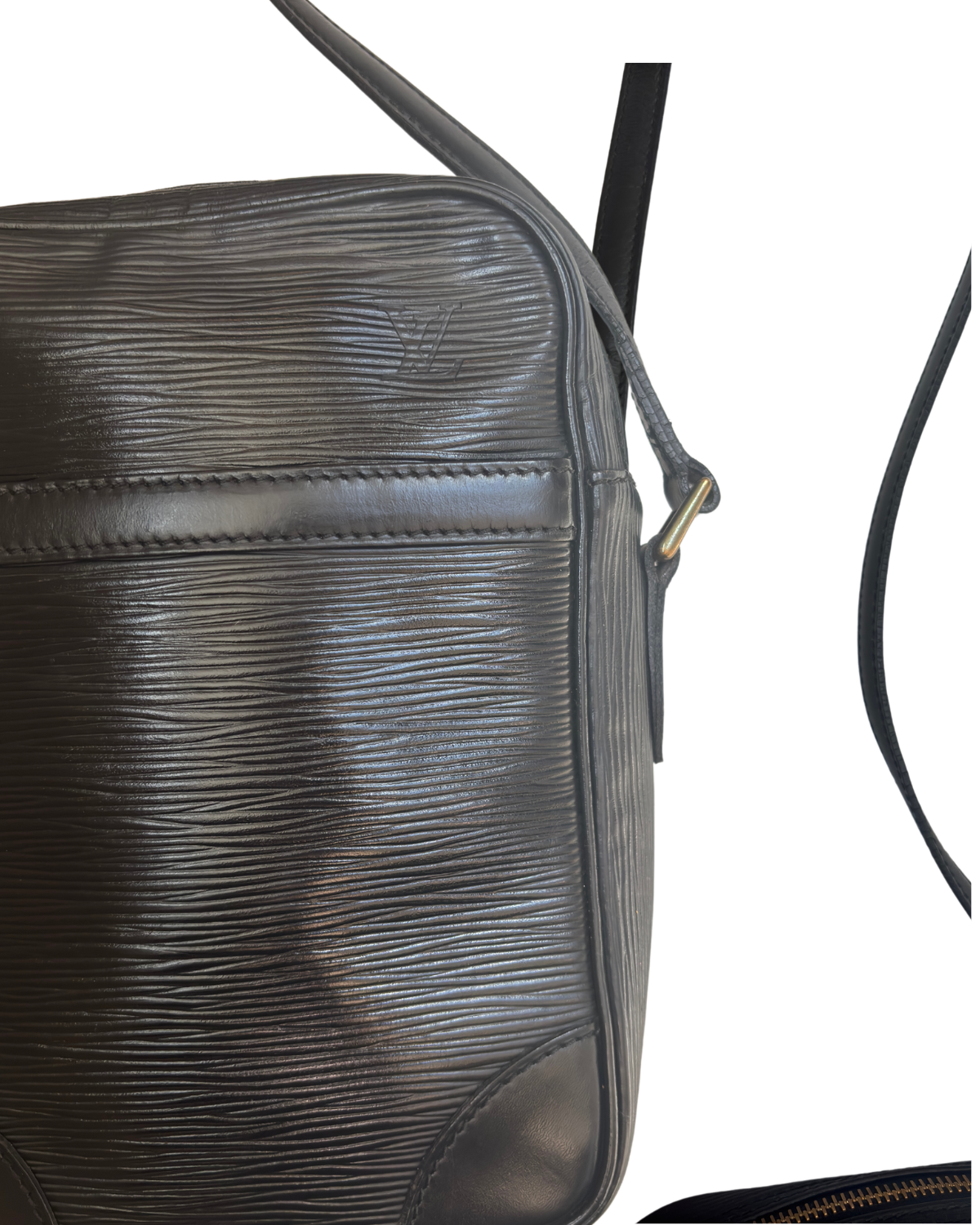 Louis Vuitton Black Epi Danube Crossbody 1988