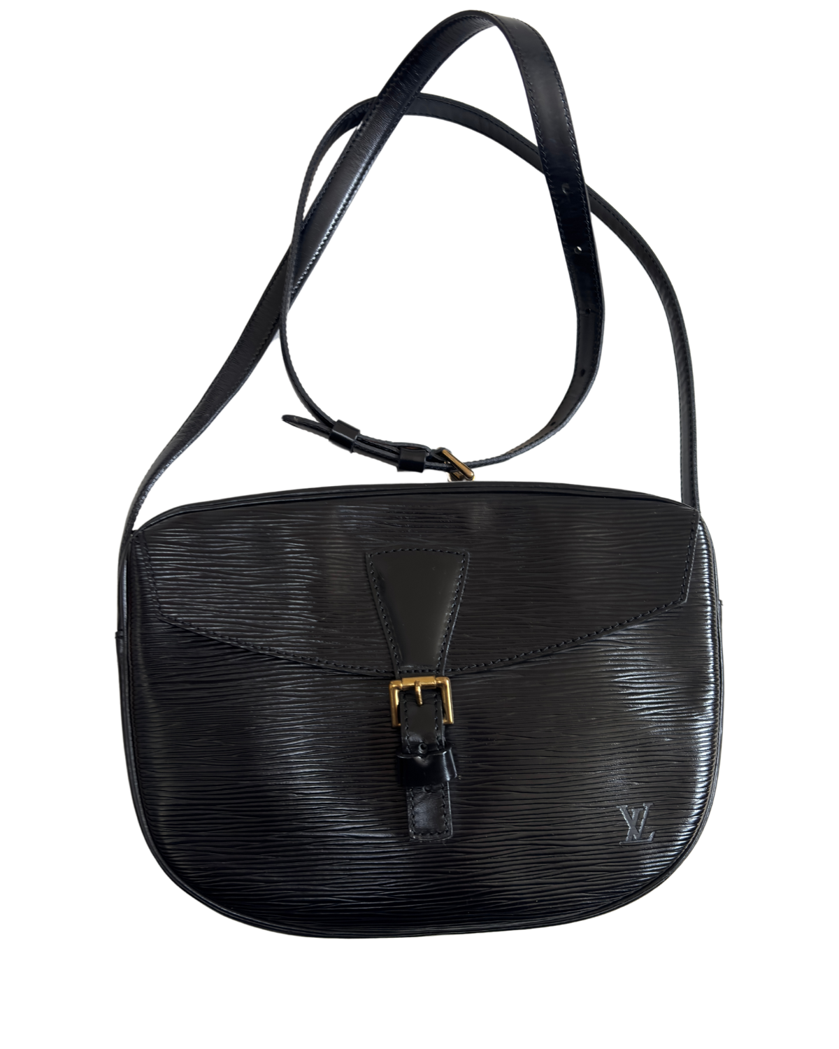 Louis Vuitton Black Epi Jeune Fille MM Crossbody