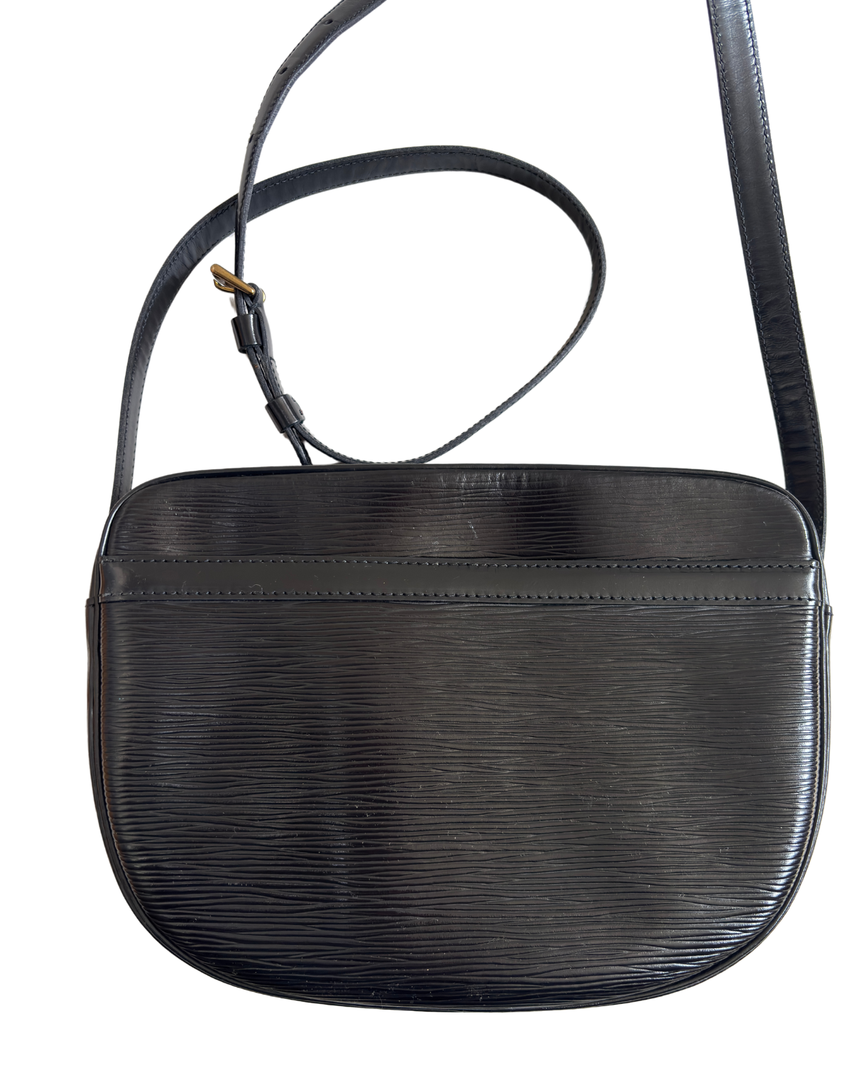 Louis Vuitton Black Epi Jeune Fille MM Crossbody