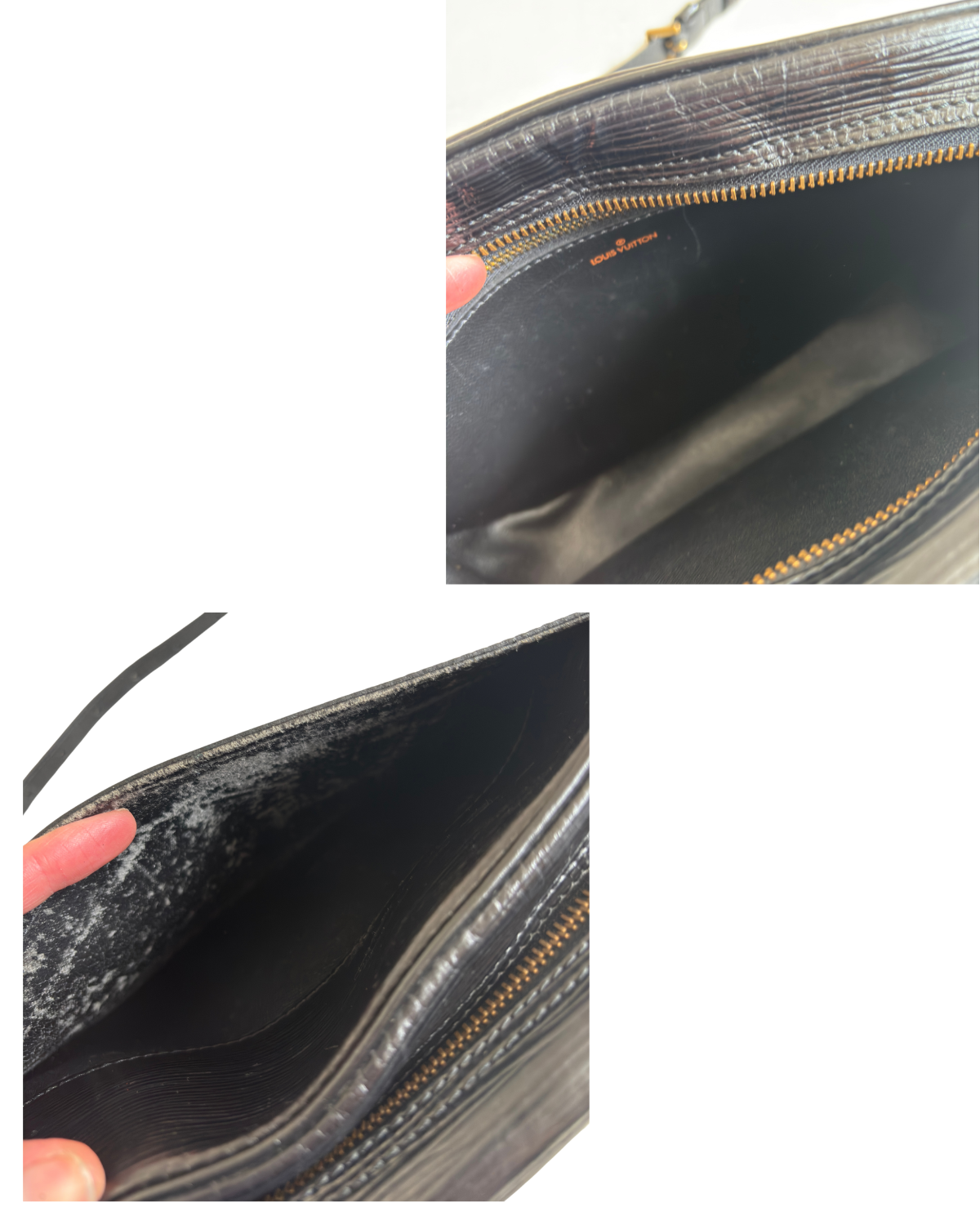 Louis Vuitton Black Epi Jeune Fille MM Crossbody