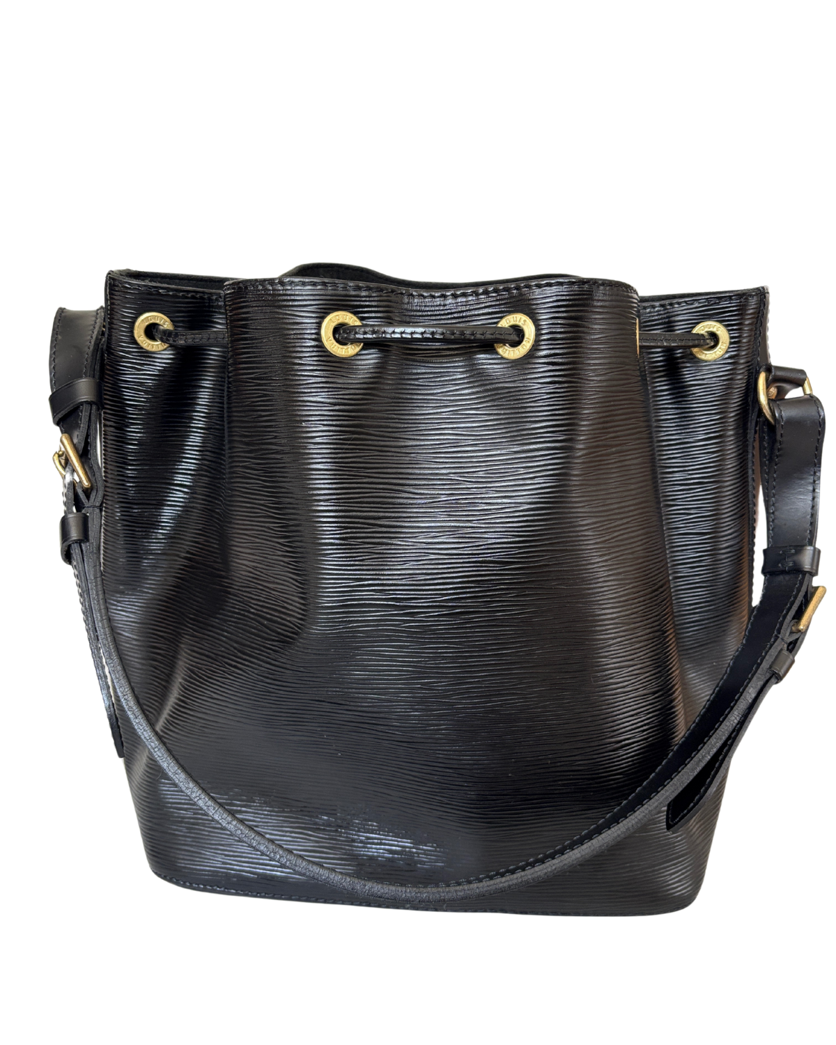 Vintage Louis Vuitton Black Epi Petite Noé Shoulder Bag (1995)