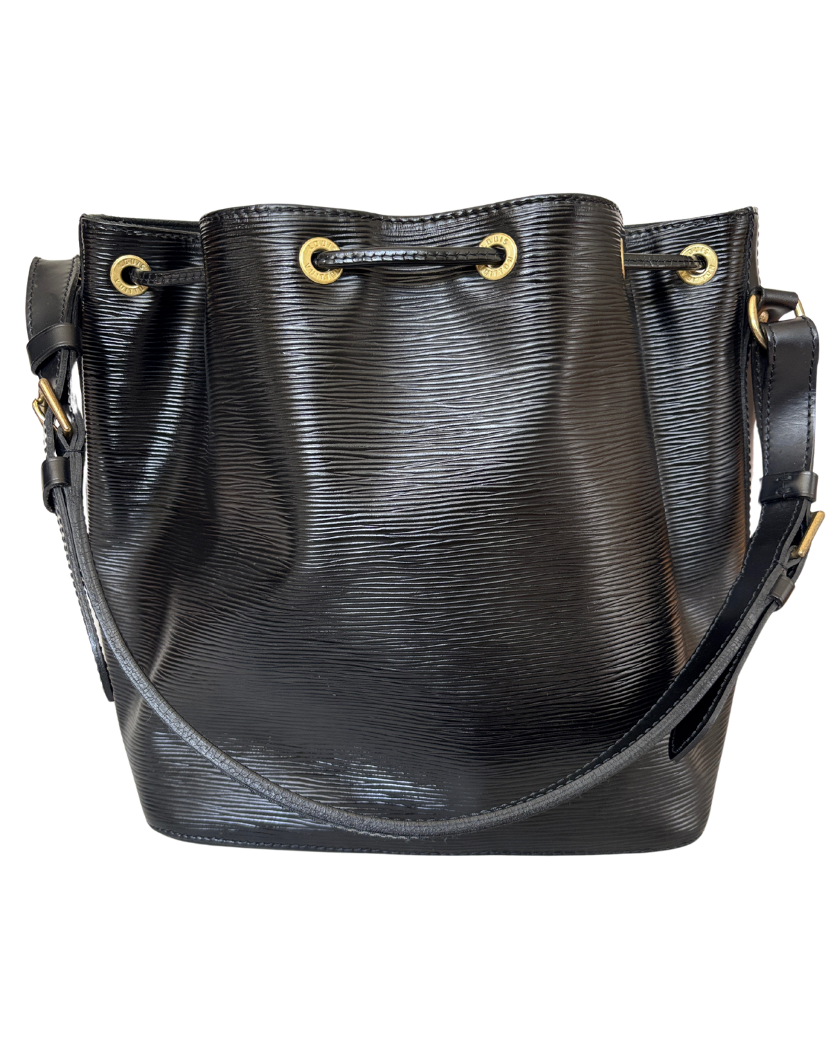 Vintage Louis Vuitton Black Epi Petite Noé Shoulder Bag (1995)