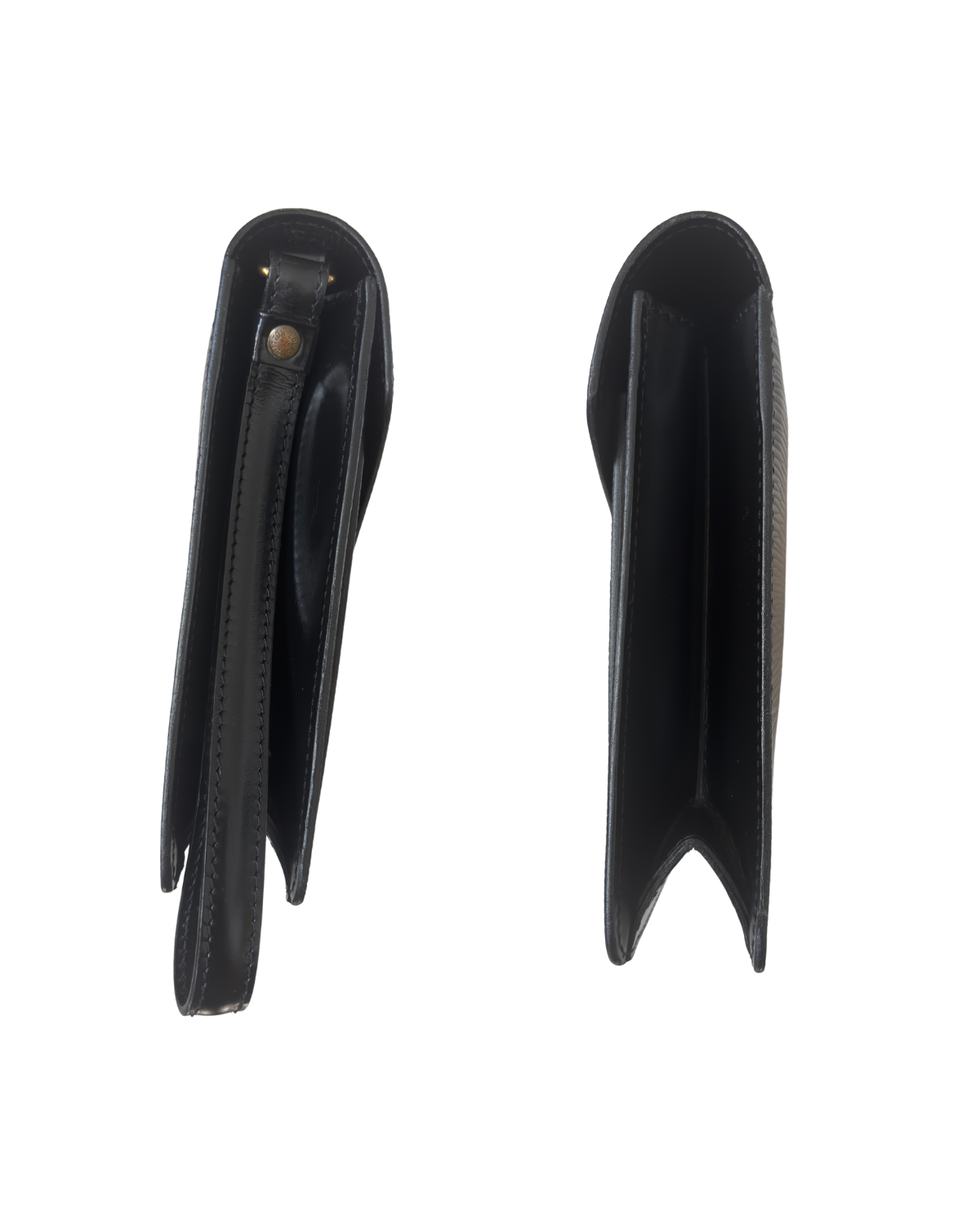 Louis Vuitton Black Epi Sellier Dragonne Clutch