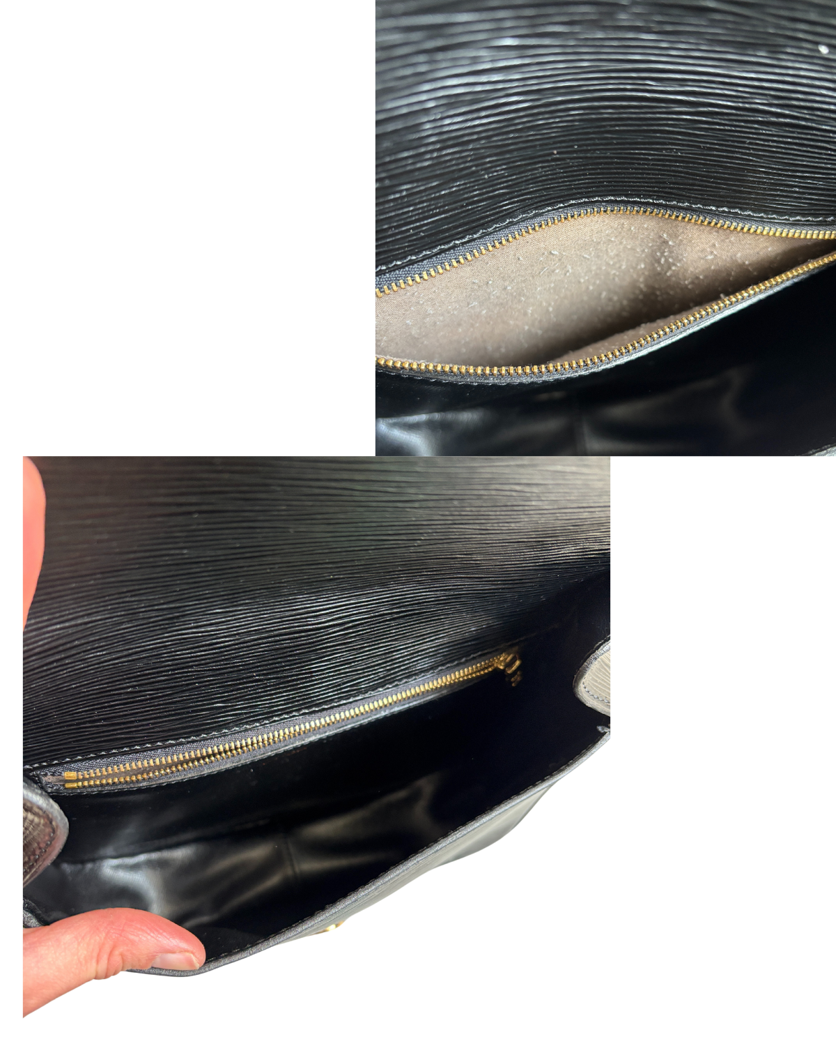 Louis Vuitton Black Epi St Cloud GM