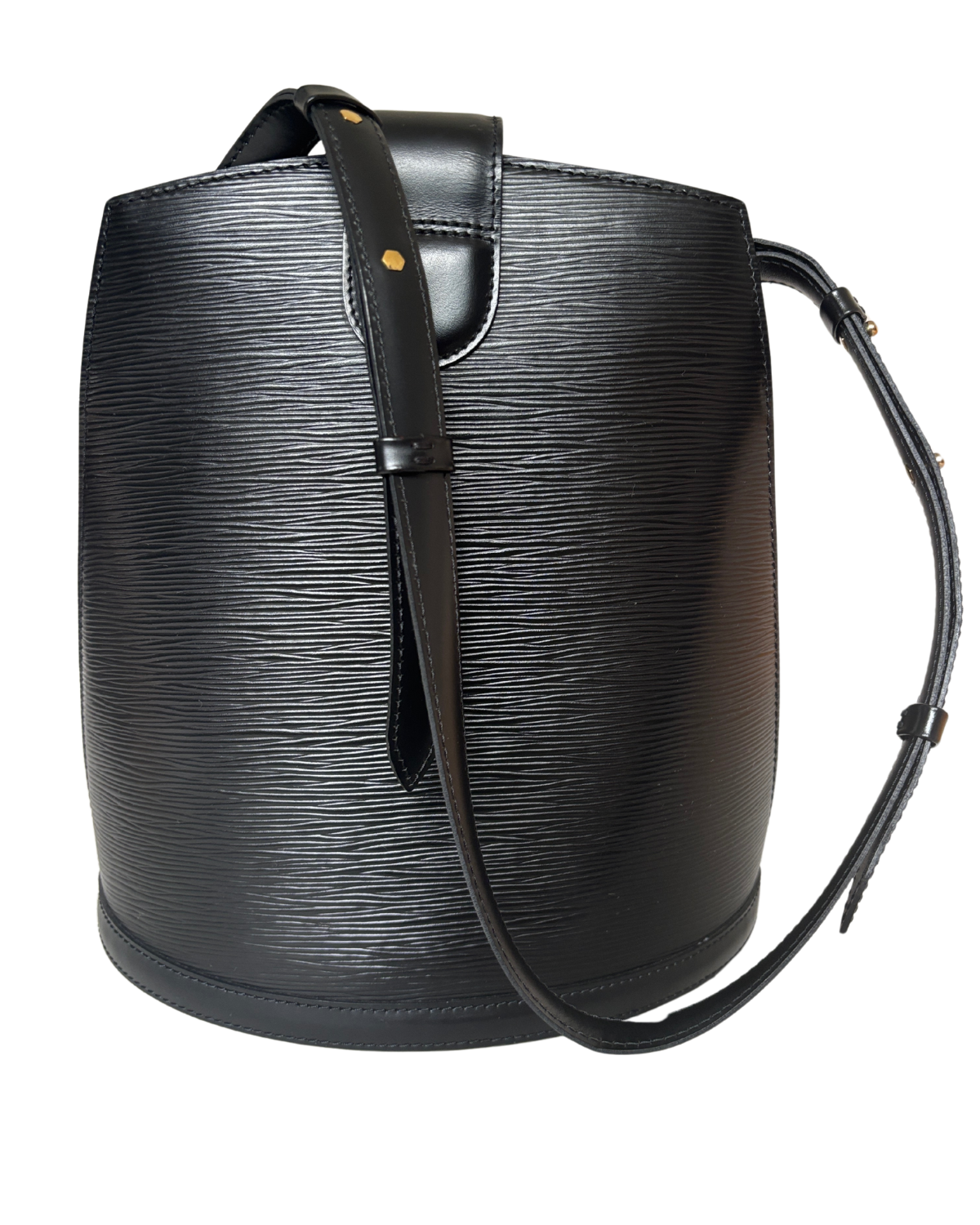 Louis Vuitton Black Epi Leather Cluny Shoulder Bag (1995)