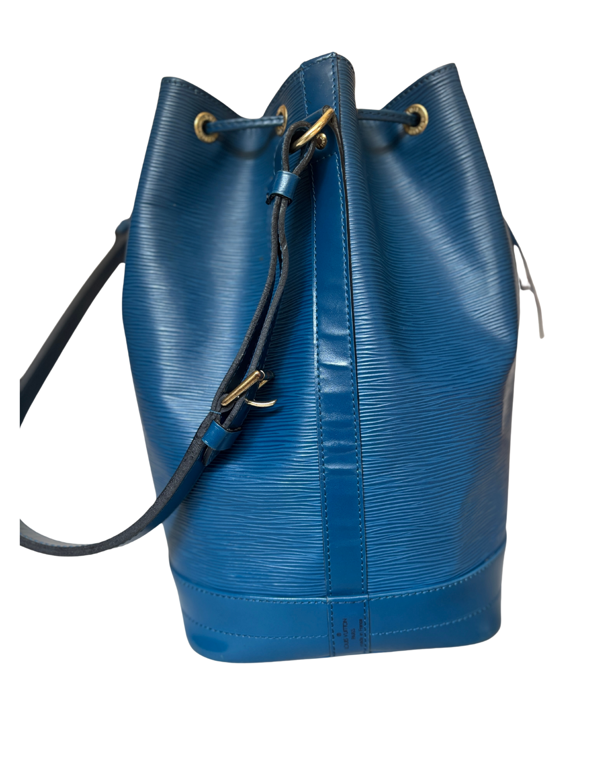 Louis Vuitton Toledo Blue Epi Leather Noé Bucket Bag (1995)