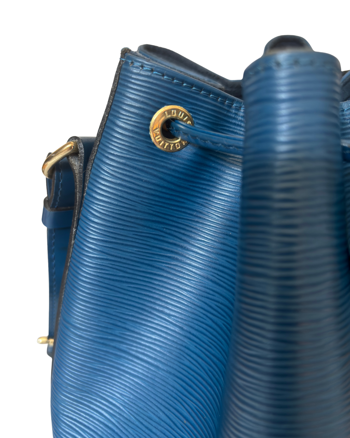 Louis Vuitton Toledo Blue Epi Leather Noé Bucket Bag (1995)