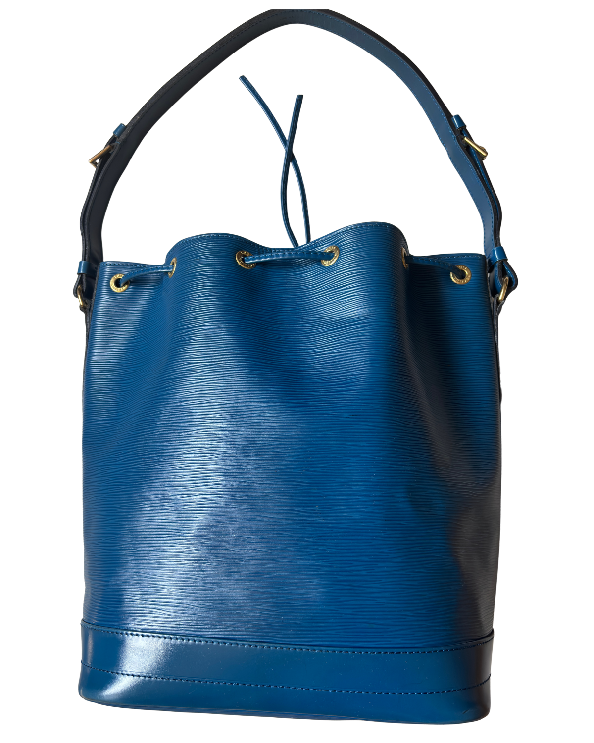 Louis Vuitton Toledo Blue Epi Leather Noé Bucket Bag (1995)