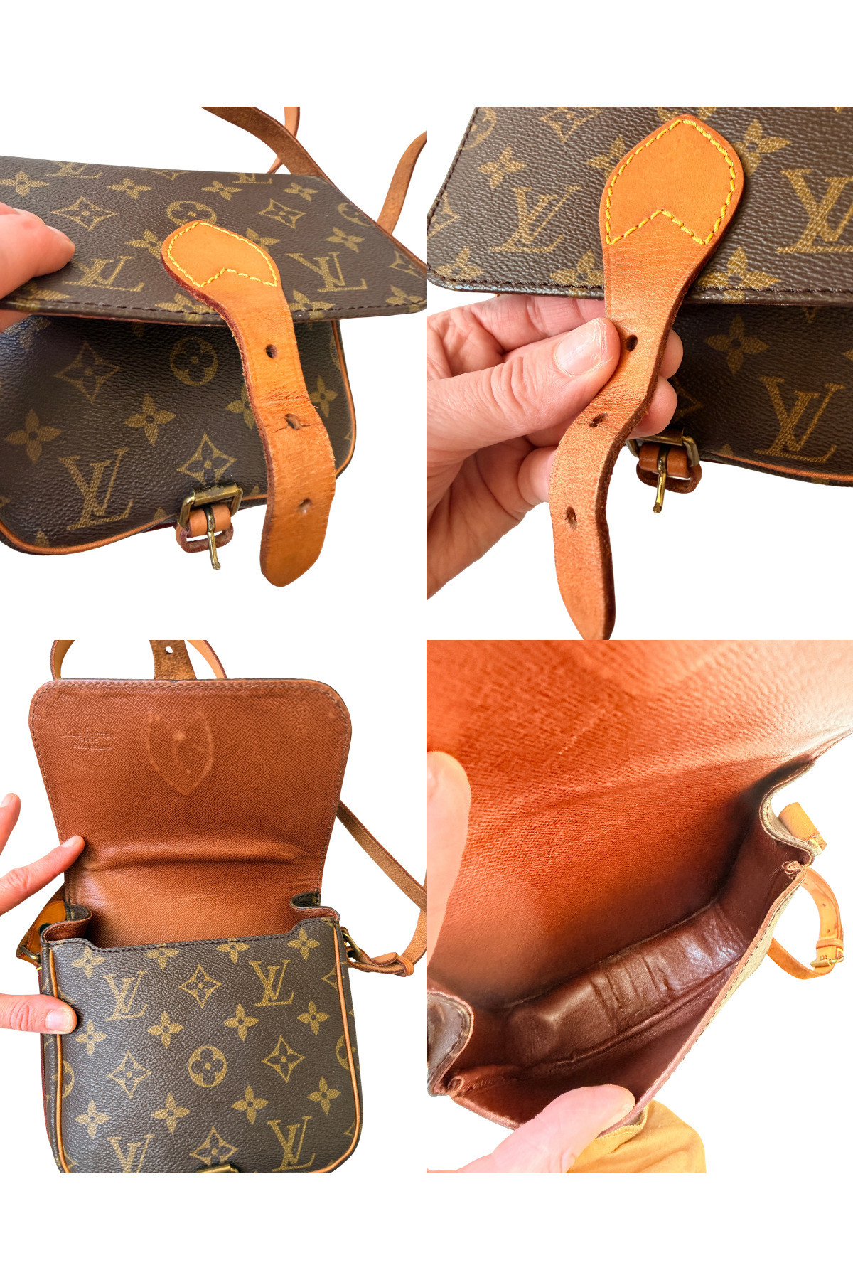 Louis Vuitton Monogram Cartouchière PM (1985)