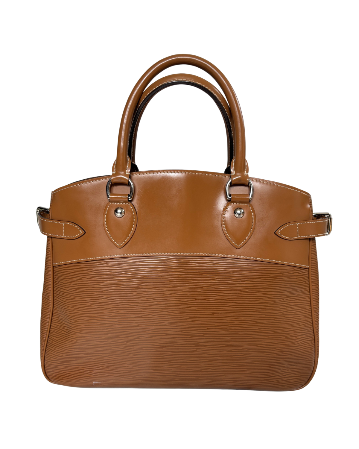 Louis Vuitton Cognac Epi Leather Passy PM Handbag