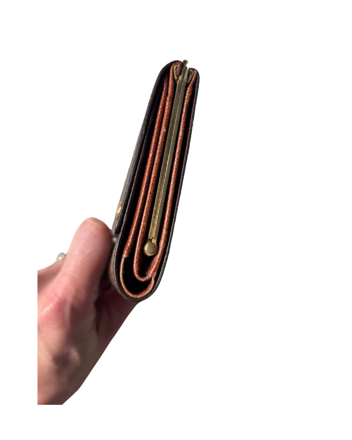 Louis Vuitton Monogram Kisslock Compact Wallet