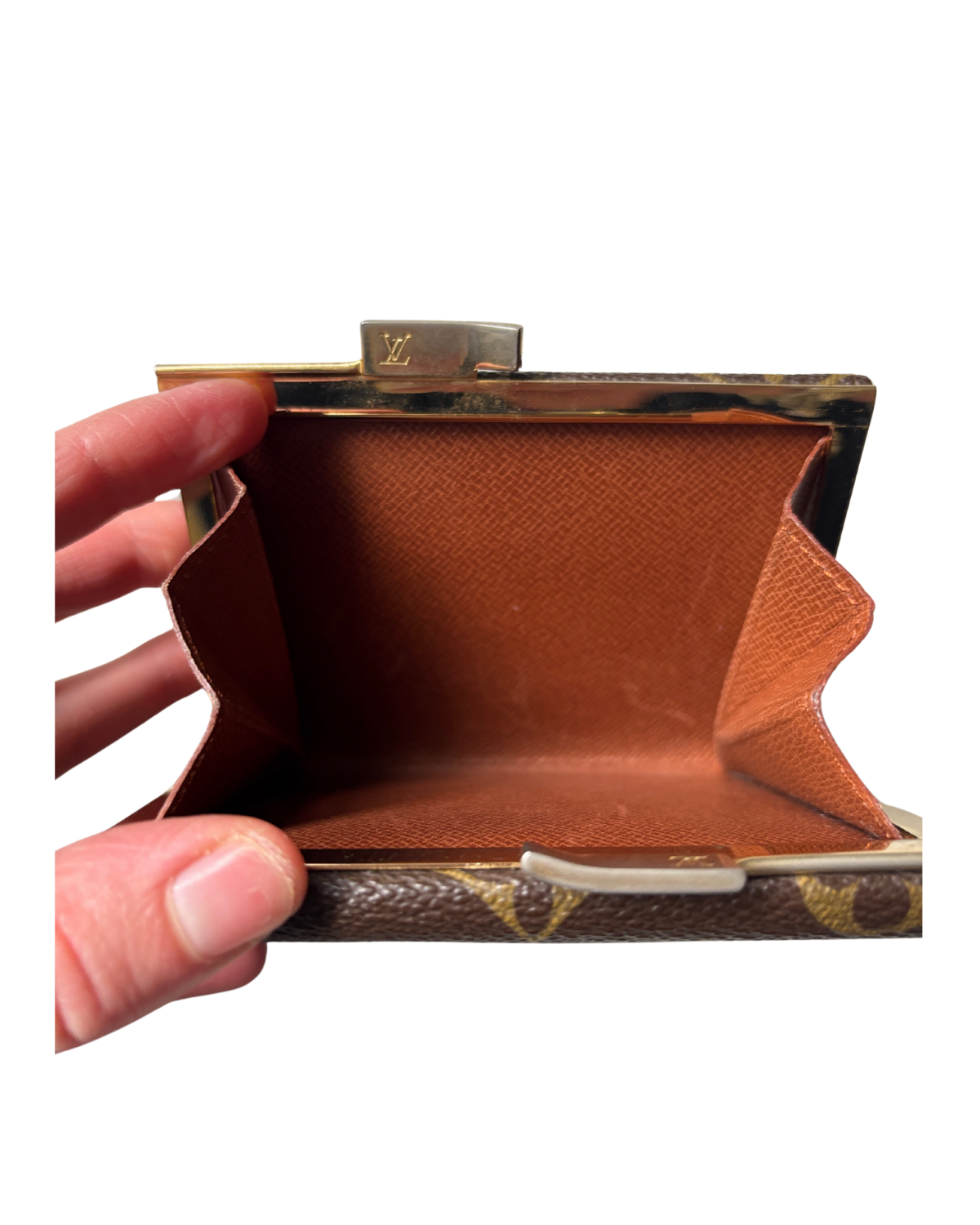 Louis Vuitton Monogram Kisslock Compact Wallet