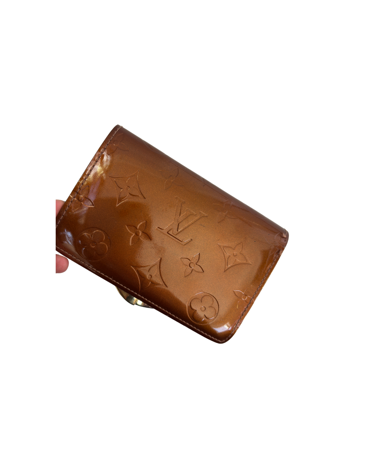 Louis Vuitton Vernis Kisslock Wallet