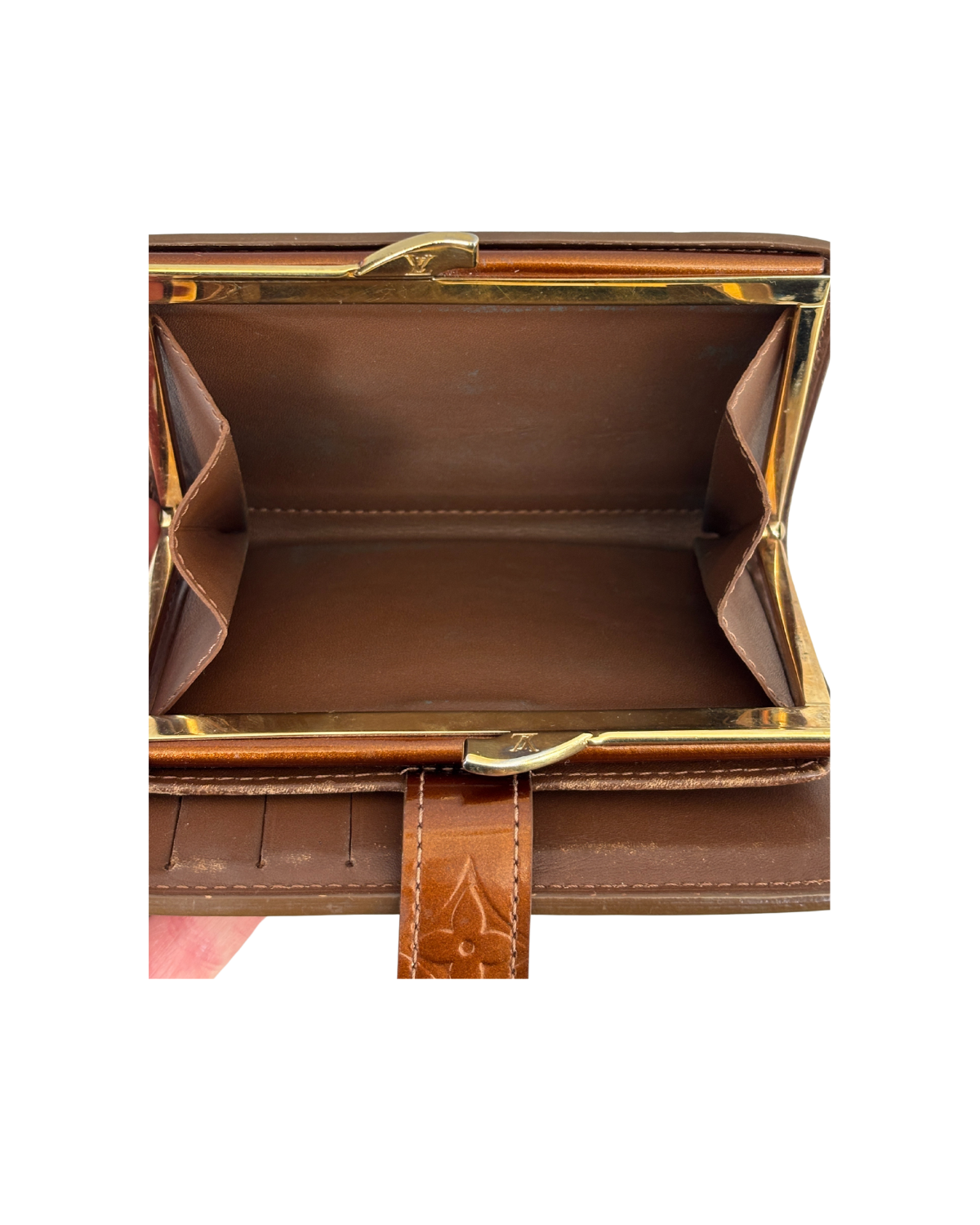 Louis Vuitton Vernis Kisslock Wallet