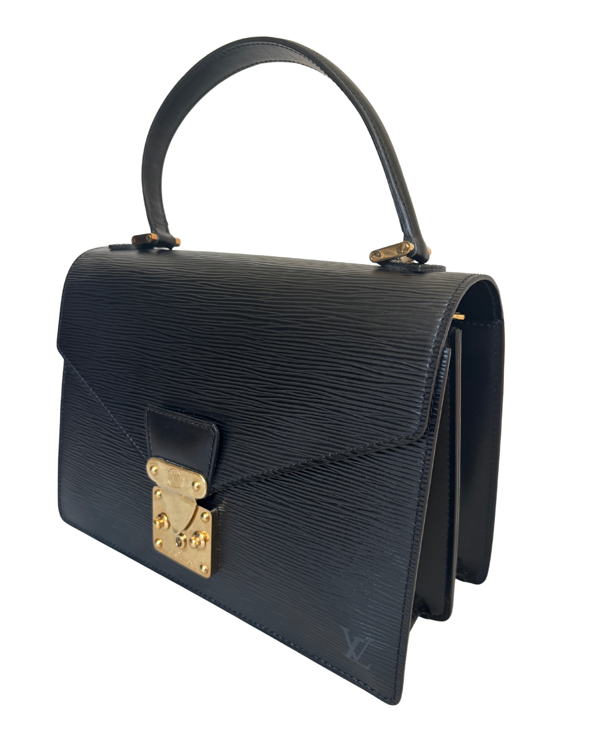Louis Vuitton Concorde Black Epi Handbag (1996)