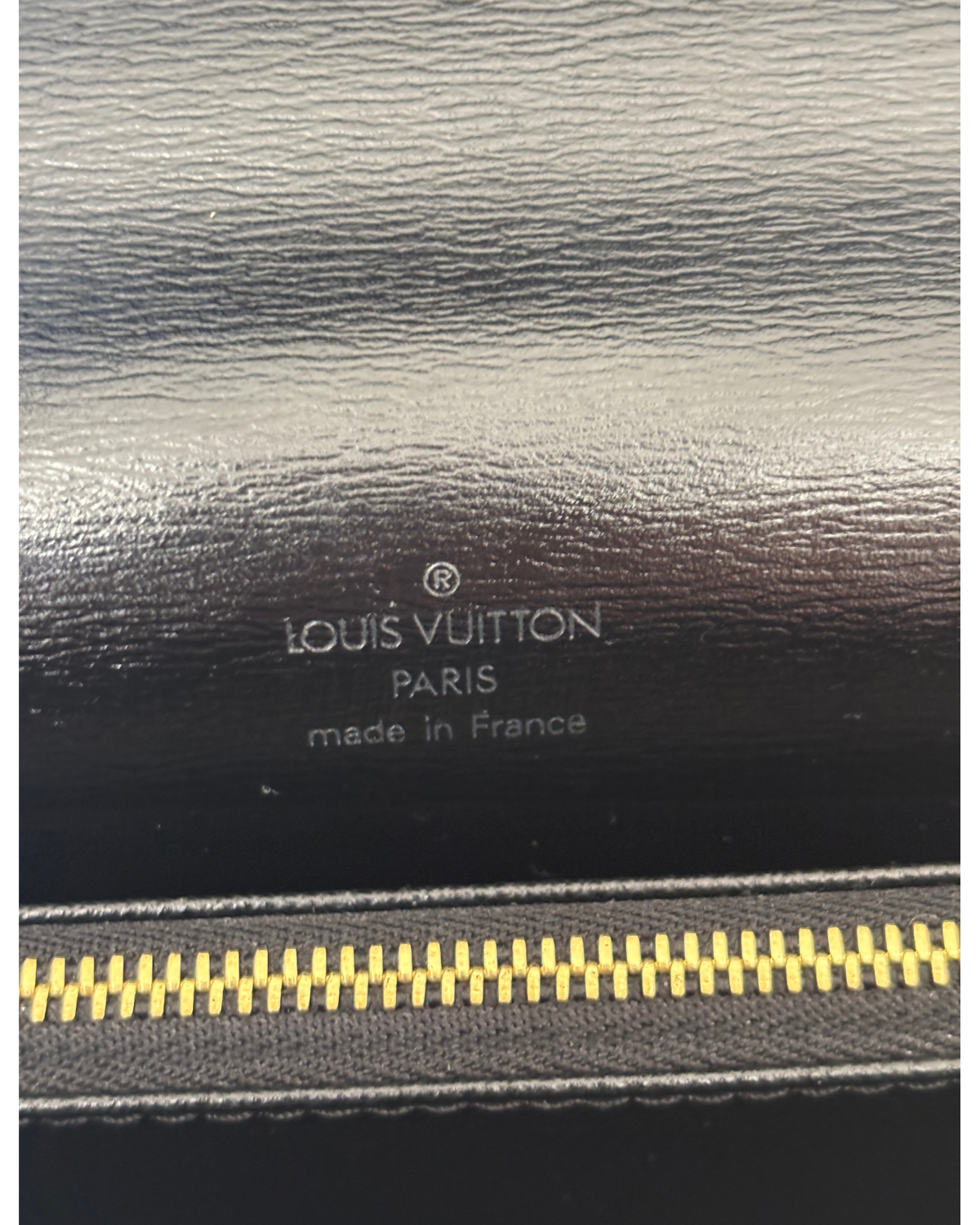 Louis Vuitton Concorde Black Epi Handbag (1996)